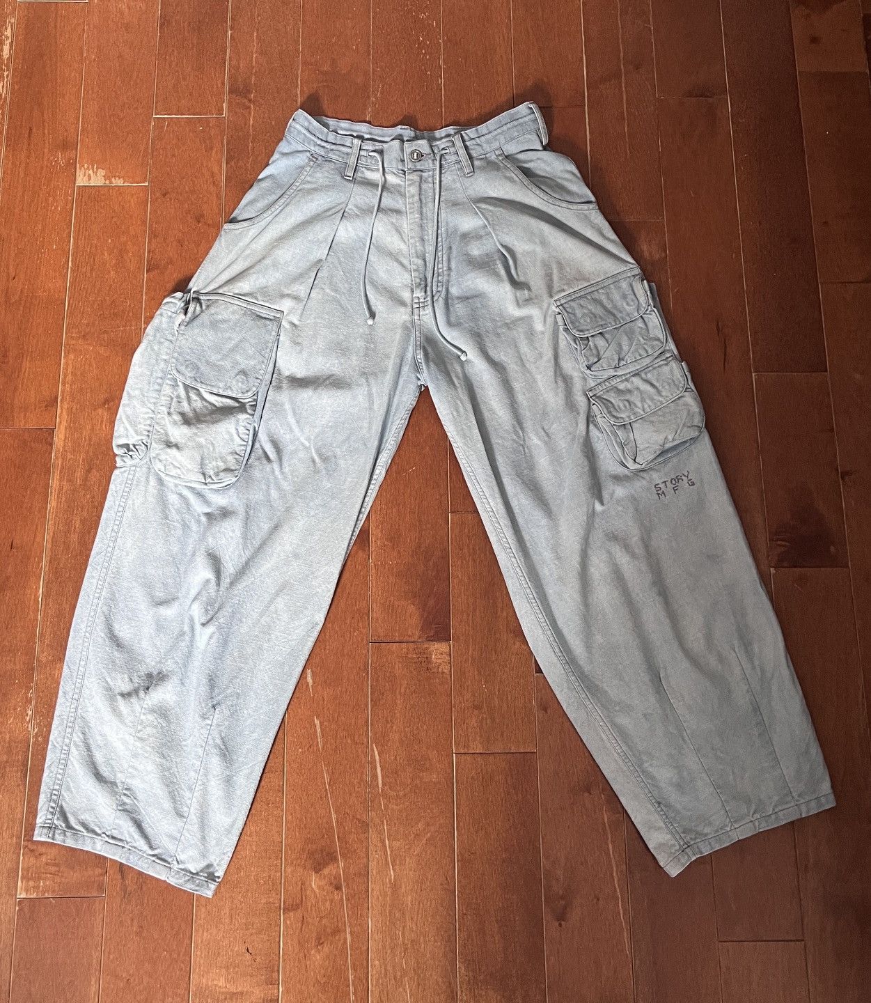 Story Mfg. Story Mfg. Forager Pants - Purple Slub - XS Size US 30 / EU 46 - 1 Thumbnail