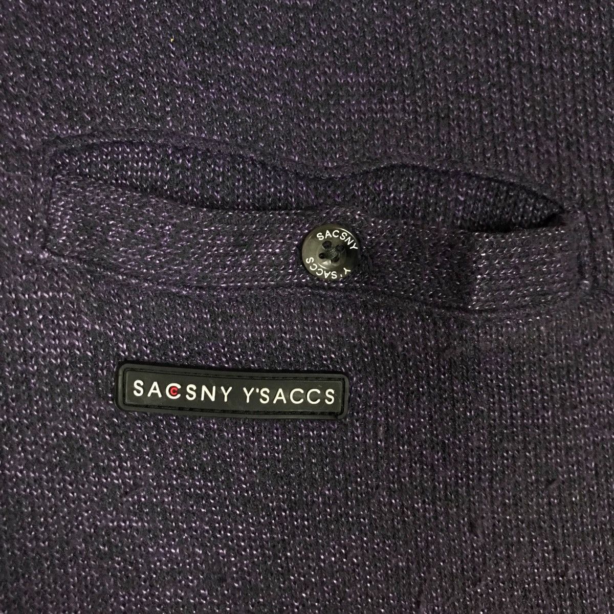 Issey Miyake Vintage SACSNY Y’SACCS Quarter Button Pullover Jumper Size US XL / EU 56 / 4 - 3 Thumbnail
