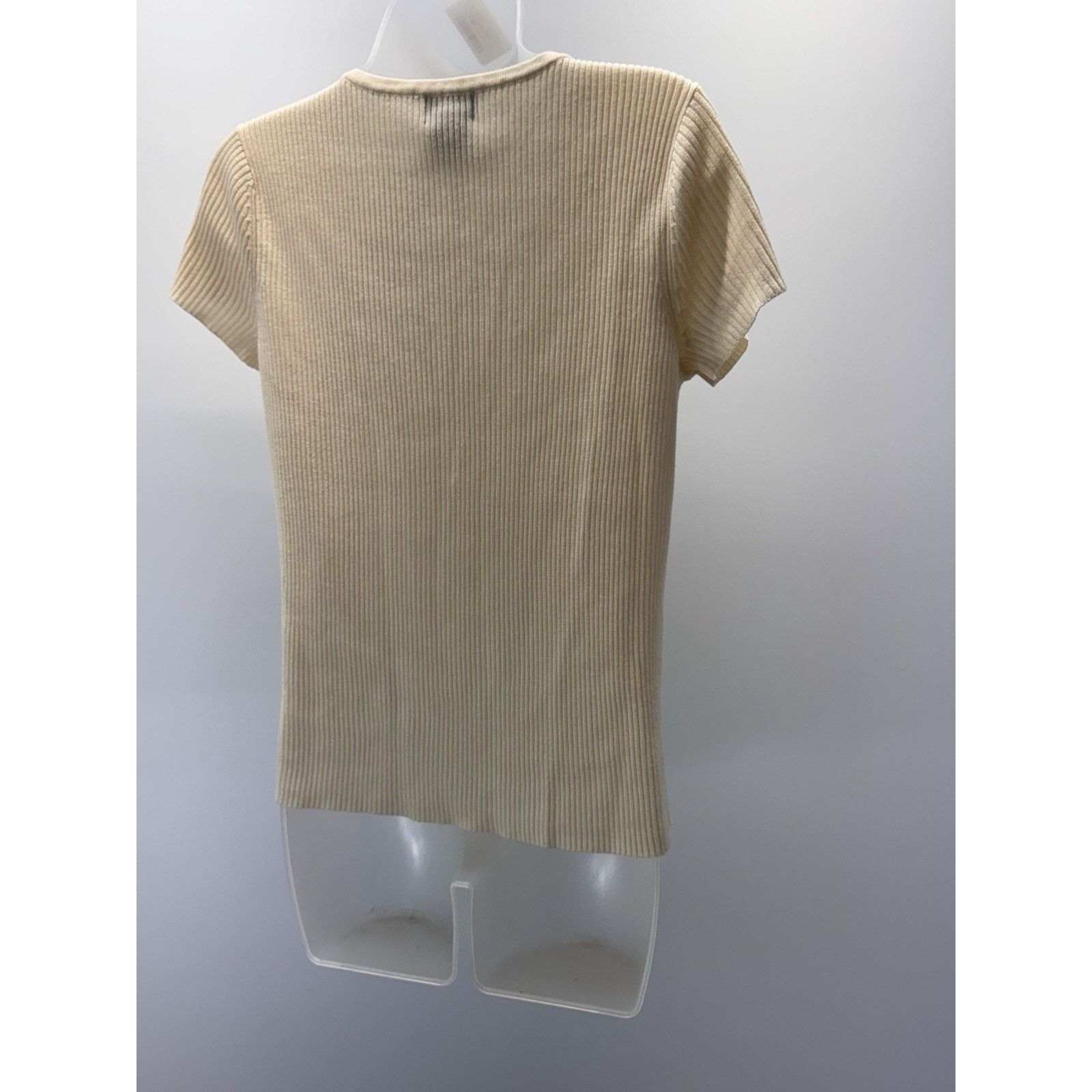 Other R.Q.T Women Top Size M Tan Brown Short Sleeve Silky Medal Size M / US 6-8 / IT 42-44 - 4 Thumbnail