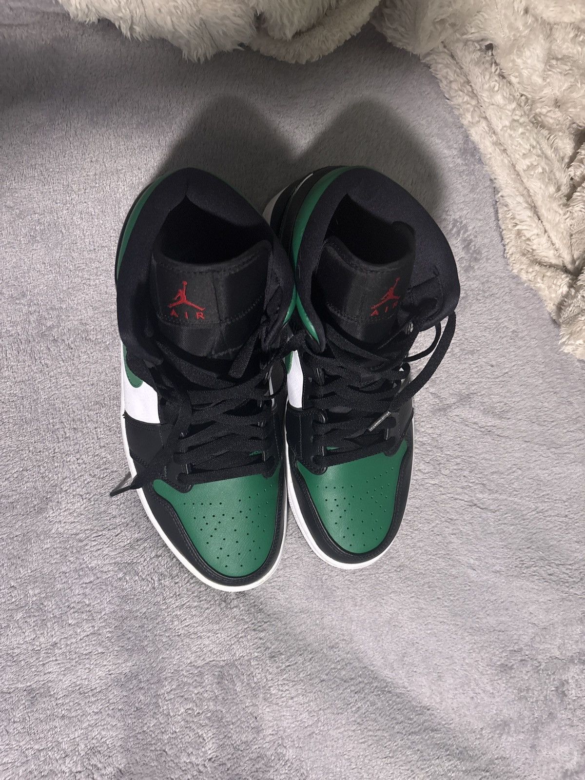 Jordan Brand Jordan 1 mid Pine Greens Size US 10.5 / EU 43-44 - 6 Thumbnail
