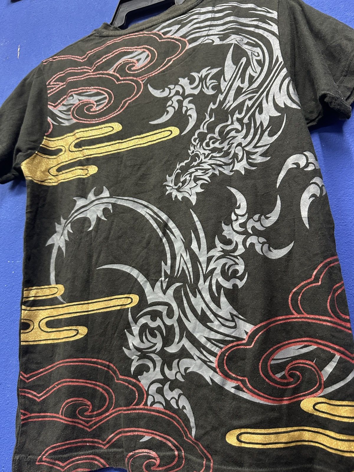 Vintage Rare🔥 Japanesse Sukajan Tshirt Dragon Design Size US M / EU 48-50 / 2 - 10 Thumbnail