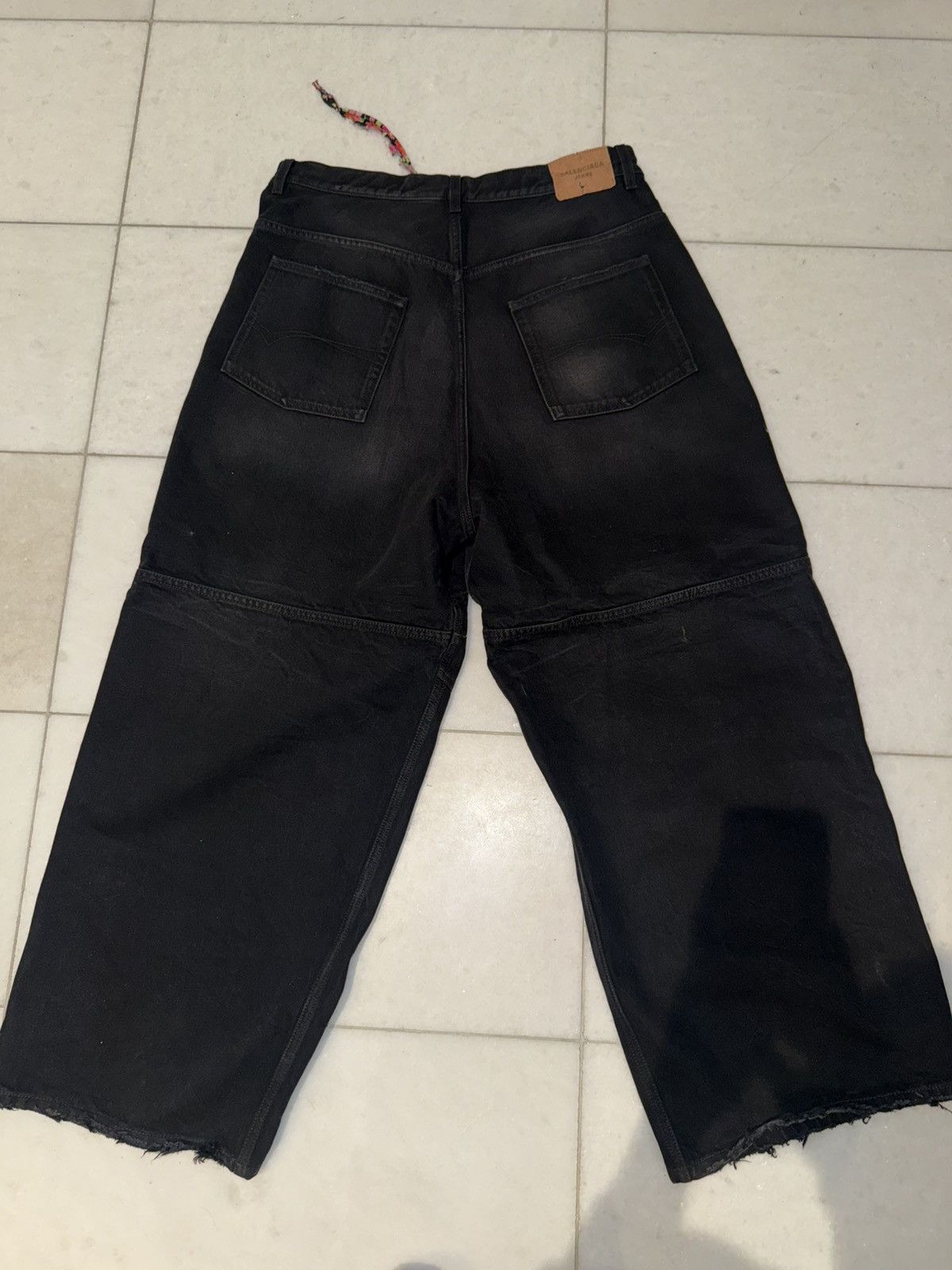 Balenciaga Balenciaga Low Crotch Wide Leg Jeans | Grailed