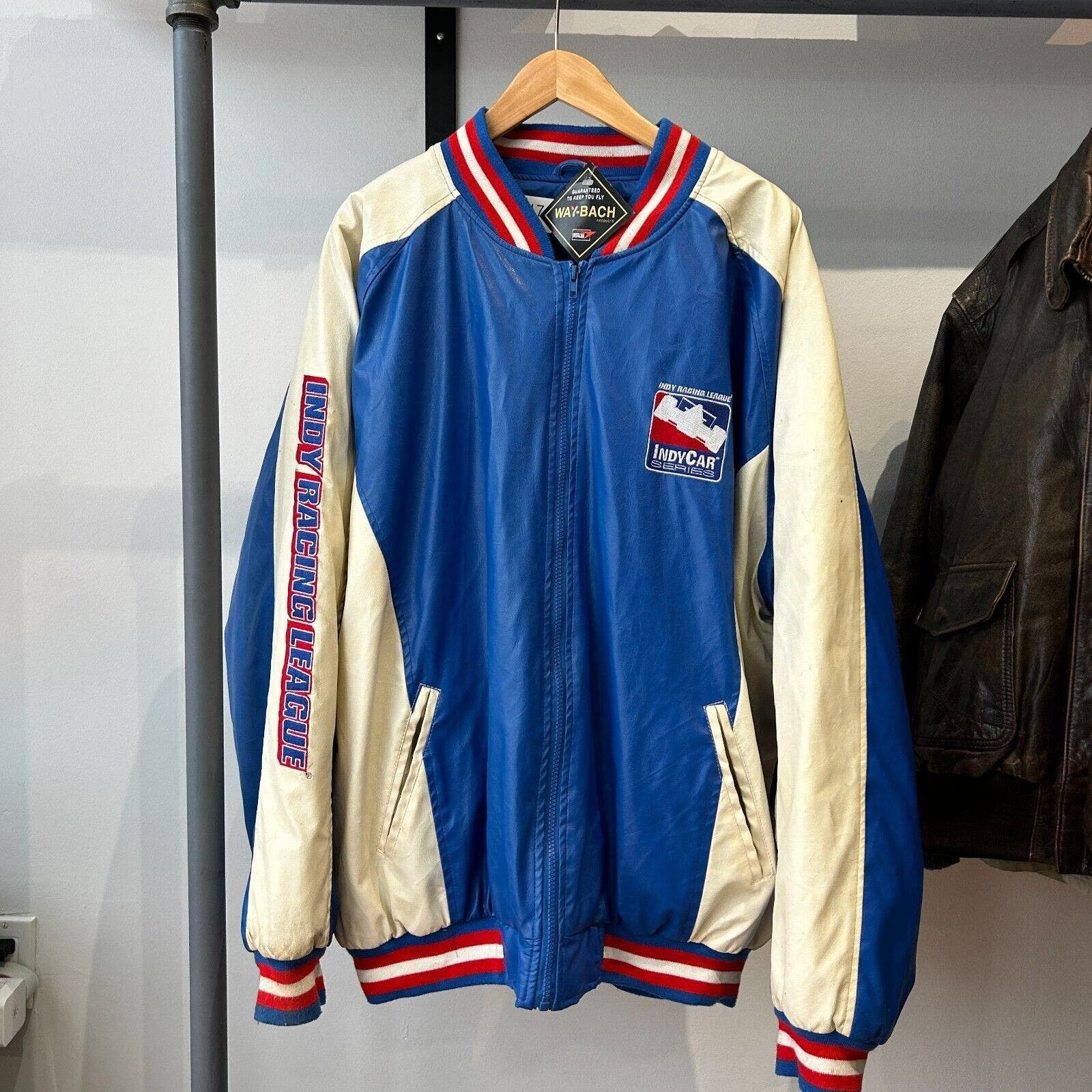 Vintage VINTAGE | Indie Racing League Series Bomber Jacket sz 3XL Size US XXL / EU 58 / 5 - 1 Thumbnail