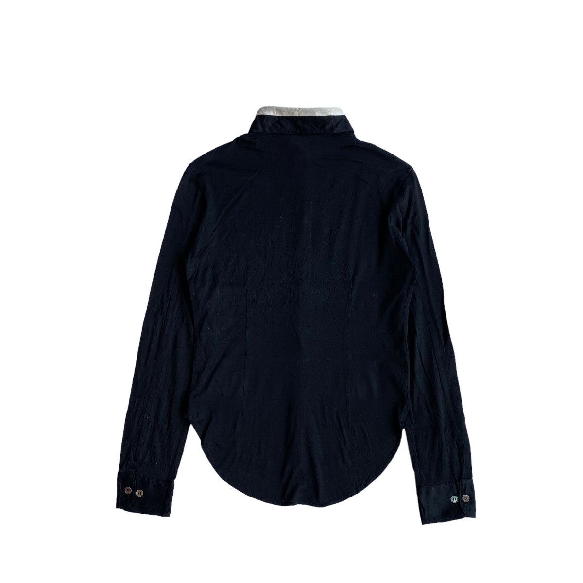 Helmut Lang Helmut Lang Black Stretch Shirts Size S / US 4 / IT 40 - 2 Thumbnail