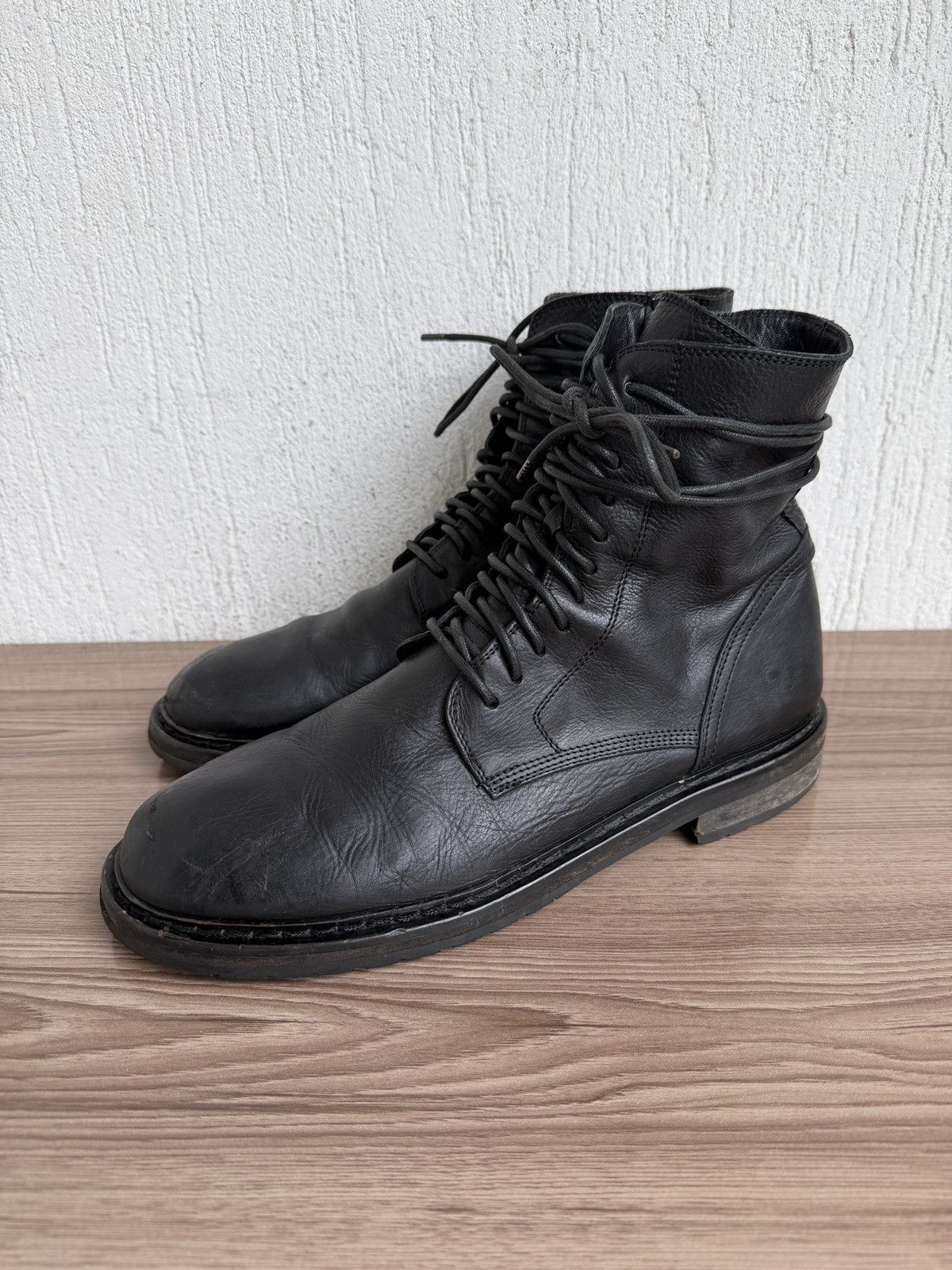 Ann Demeulemeester Lace up combat boots Size US 13 / EU 46 - 1 Thumbnail
