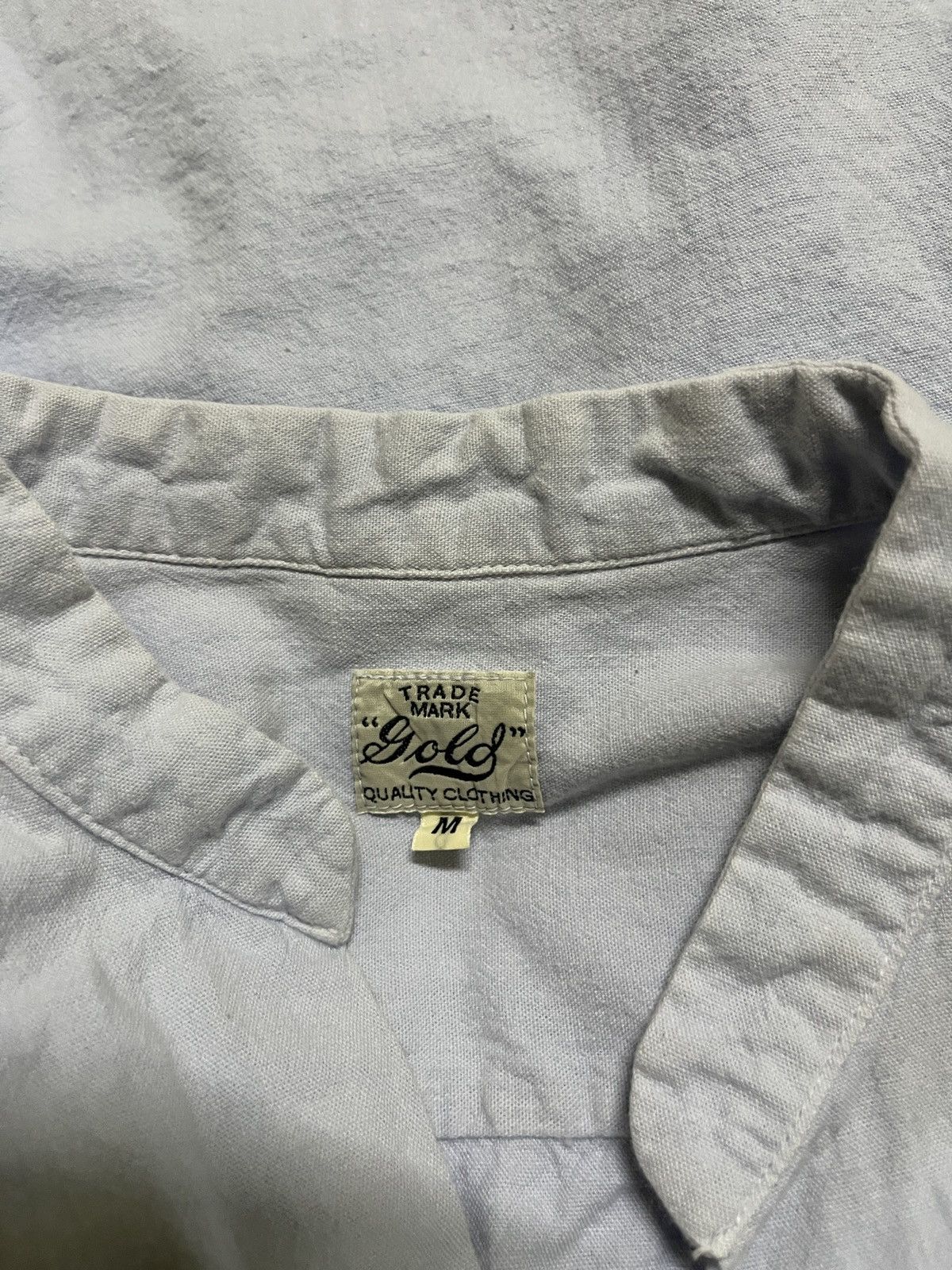 Toyo Enterprises Gold Long Sleeve Shirt Size M / US 6-8 / IT 42-44 - 18 Thumbnail