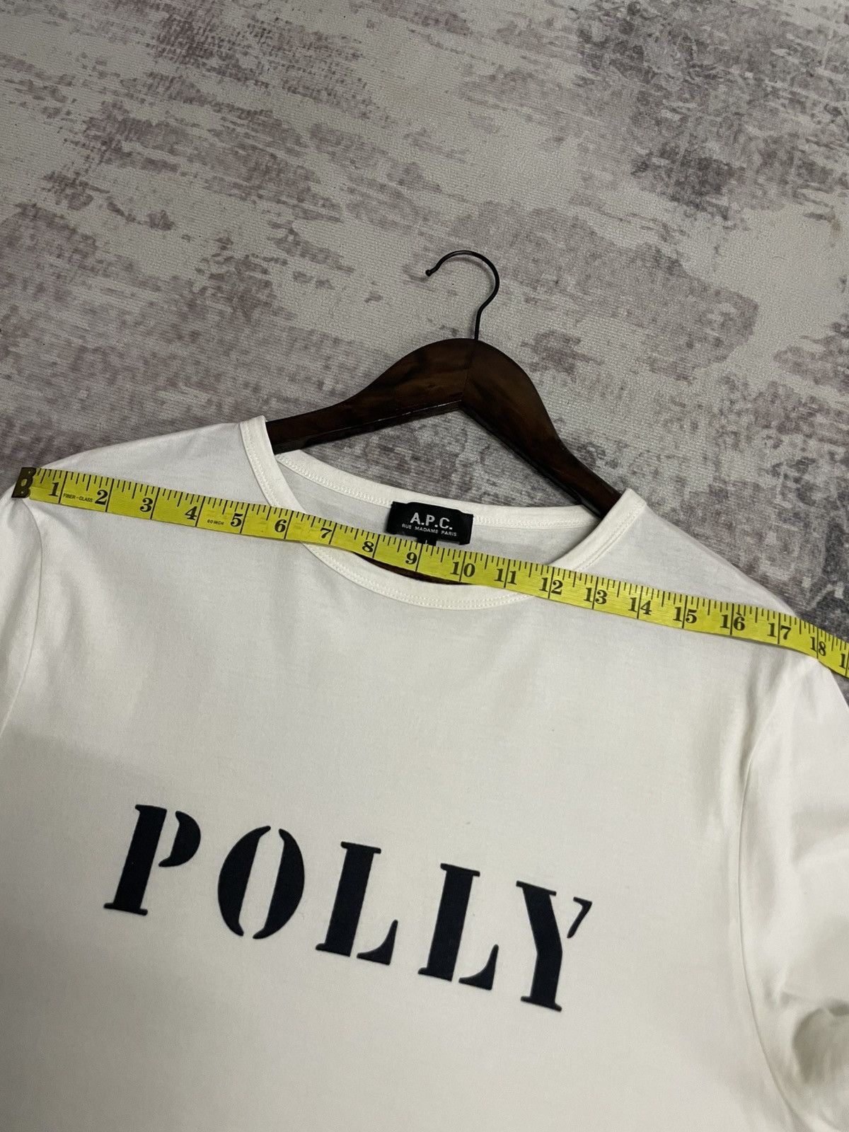 A.P.C. APC Polly White Tshirt Size US L / EU 52-54 / 3 - 7 Thumbnail