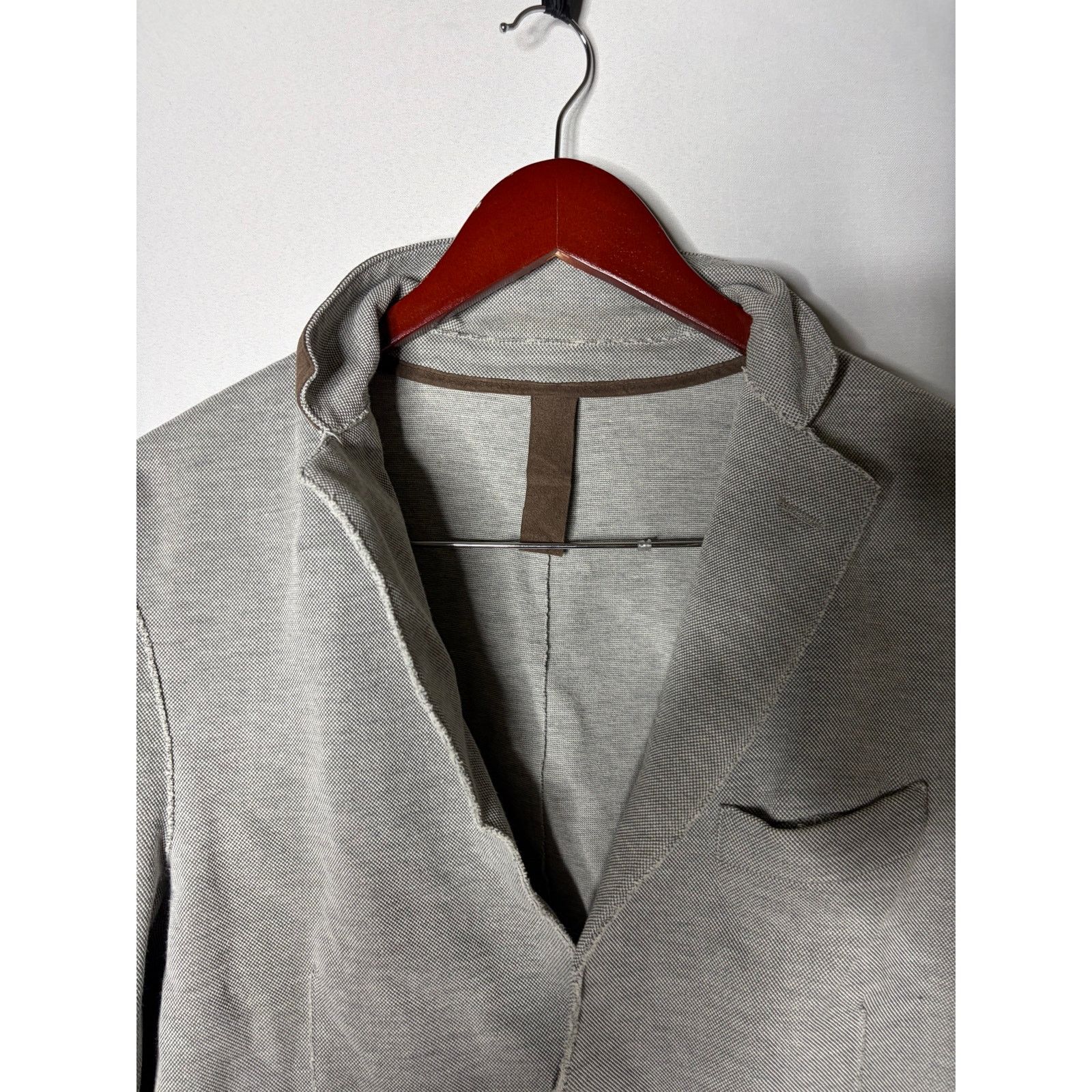 Eleventy Eleventy Slim Fit Jersey Sport Coat In Grey Sz IT 50 US M Size US M / EU 48-50 / 2 - 3 Thumbnail