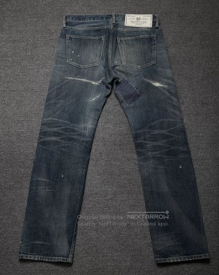 Neighborhood Neighborhood size M Distressed Patch King of Cows Jeans, S Size US 27 - 2 Thumbnail