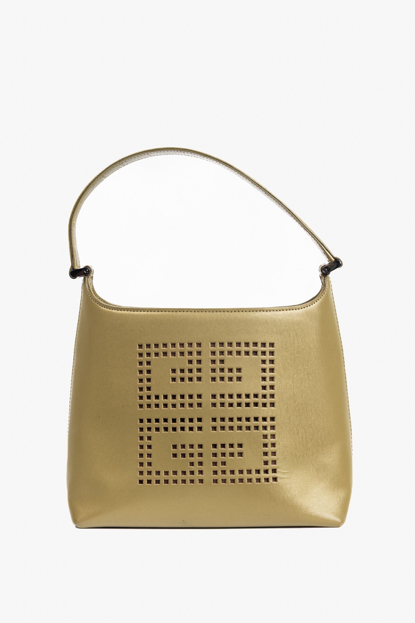 Givenchy Givenchy Vintage Gold Leather 4G-Logo Handbag Size ONE SIZE - 1 Thumbnail