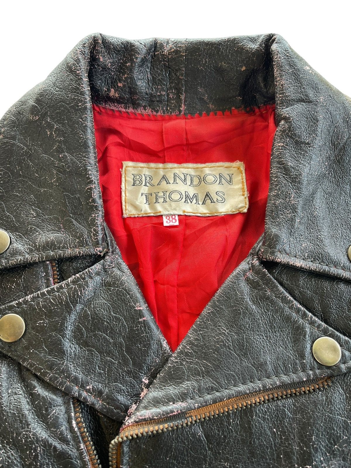 Vintage 90s Brandon Thomas Double Colar Jacket Size US S / EU 44-46 / 1 - 9 Thumbnail