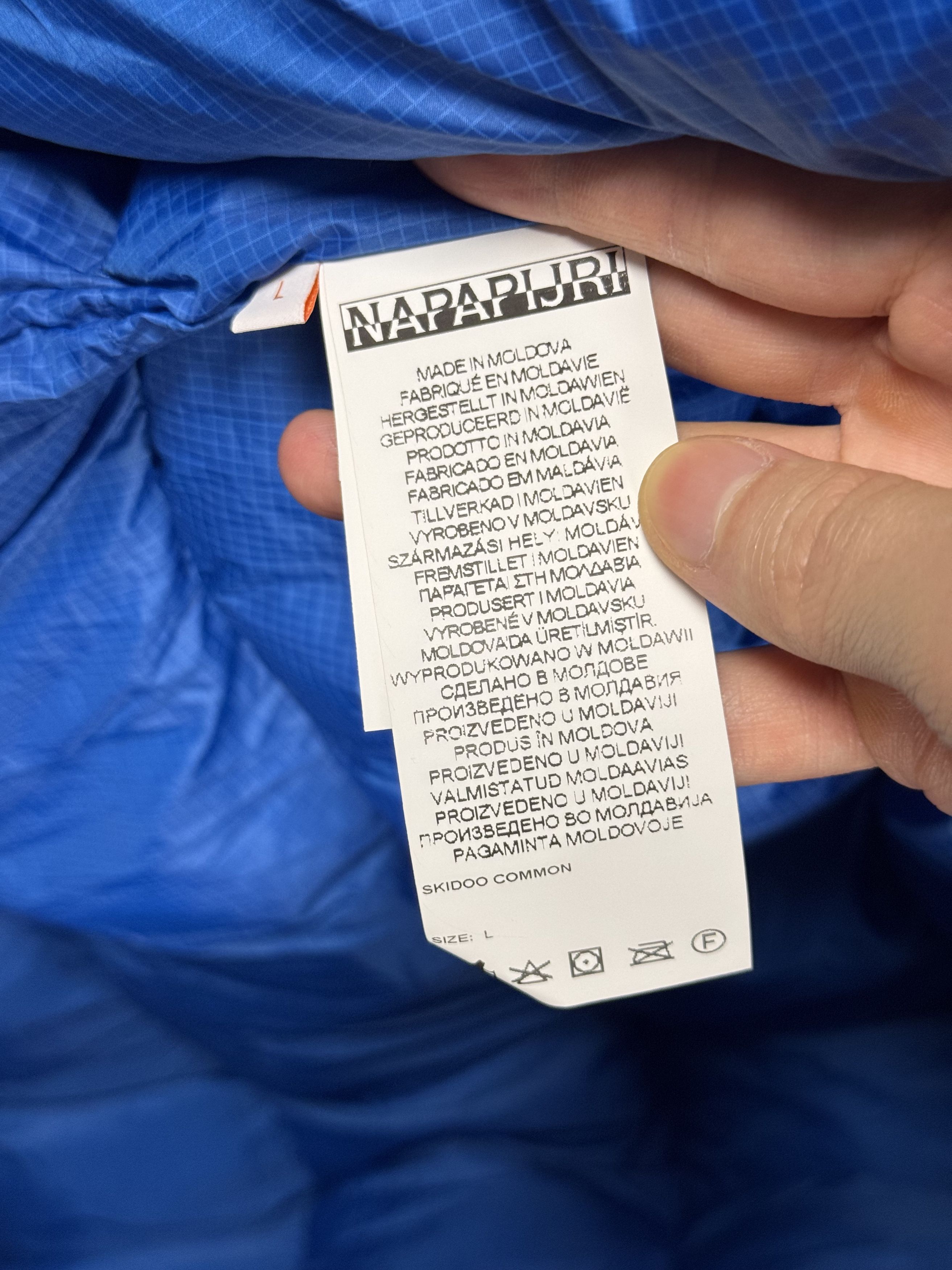 Martine Rose × Napapijri FW17 SKIDOO Down Anorak Oversized Blue L Size US L / EU 52-54 / 3 - 9 Thumbnail