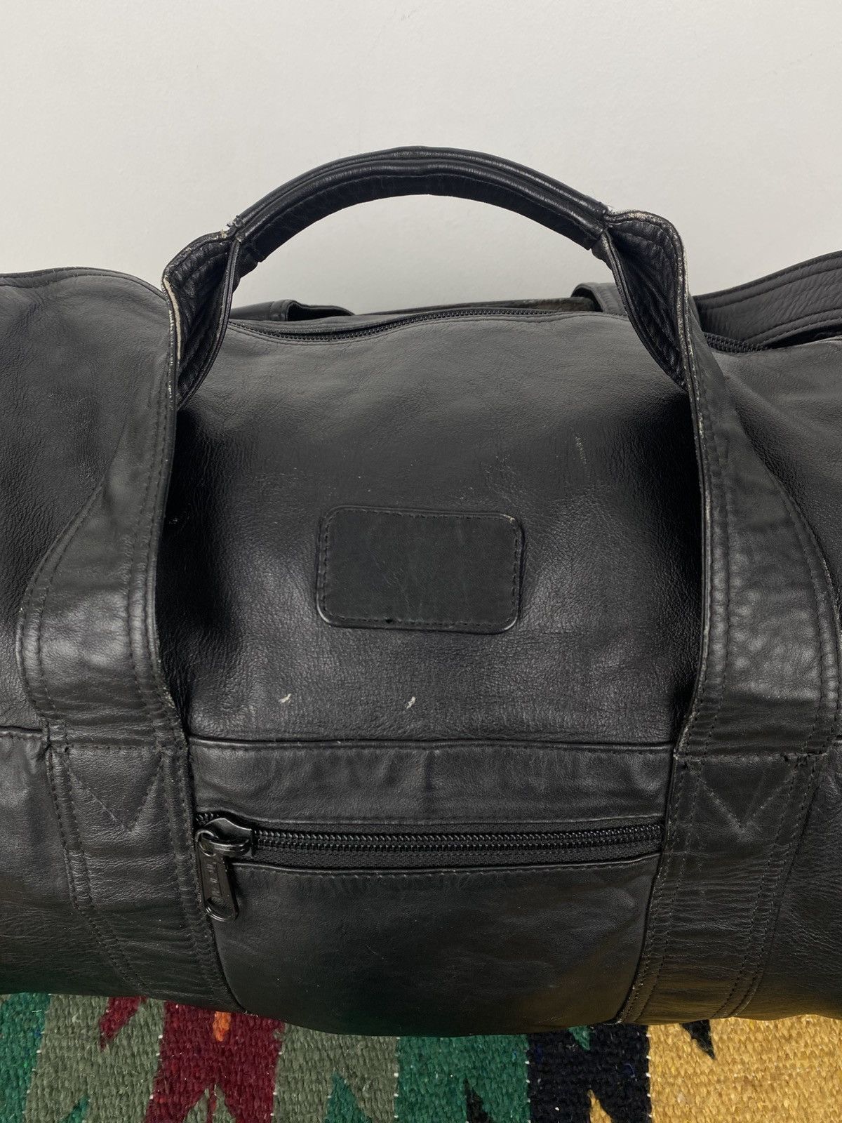Tumi 2000’s Tumi Goat Patina Leather Duffle Bag Size ONE SIZE - 7 Thumbnail