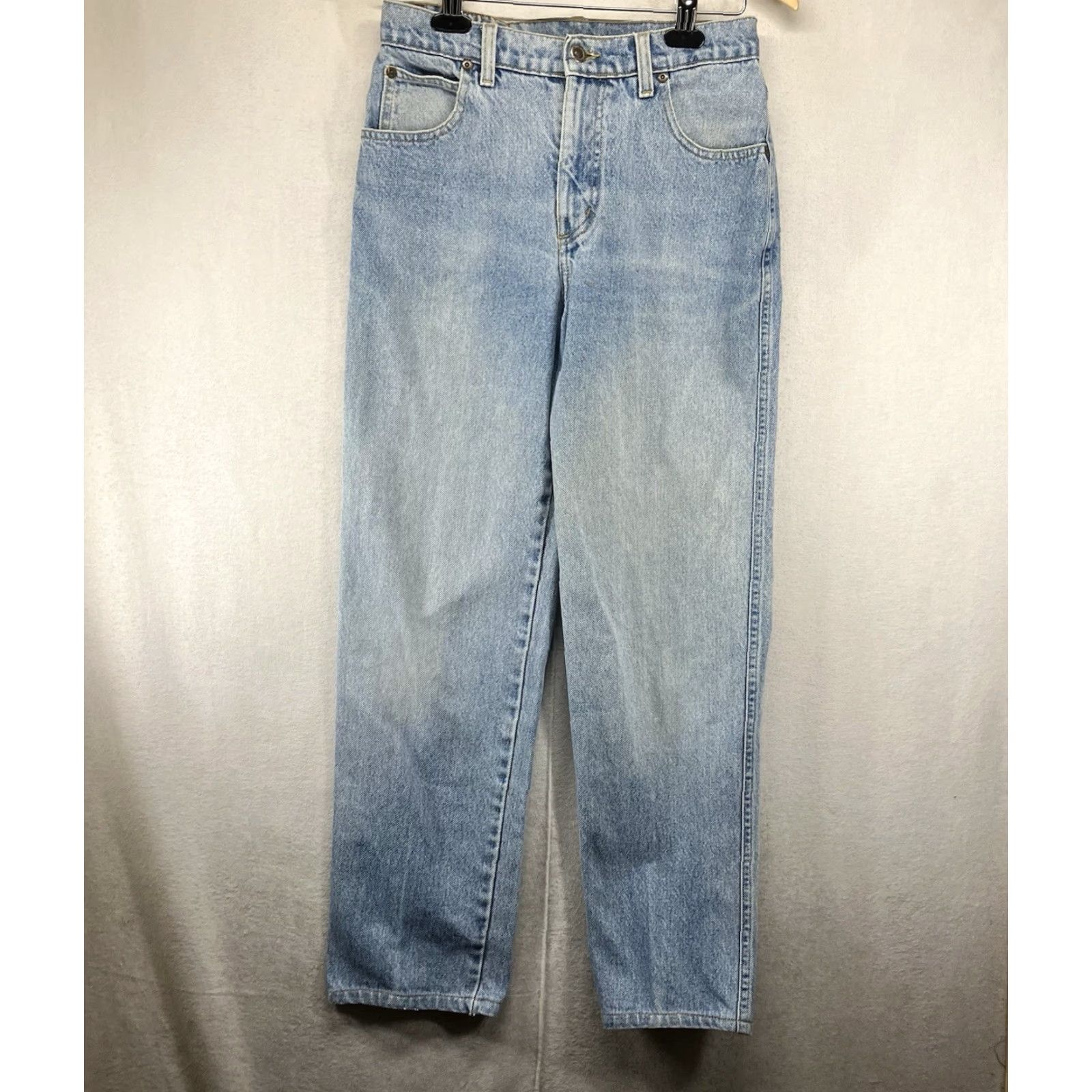 Vintage VINTAGE SCHAEFER Jeans Ranch Hand Dungaree WOMEN’s 6 28x28 Denim Blue 90s Grunge USA Straight Jeans Womens Size 28" / US 6 / IT 42 - 2 Thumbnail