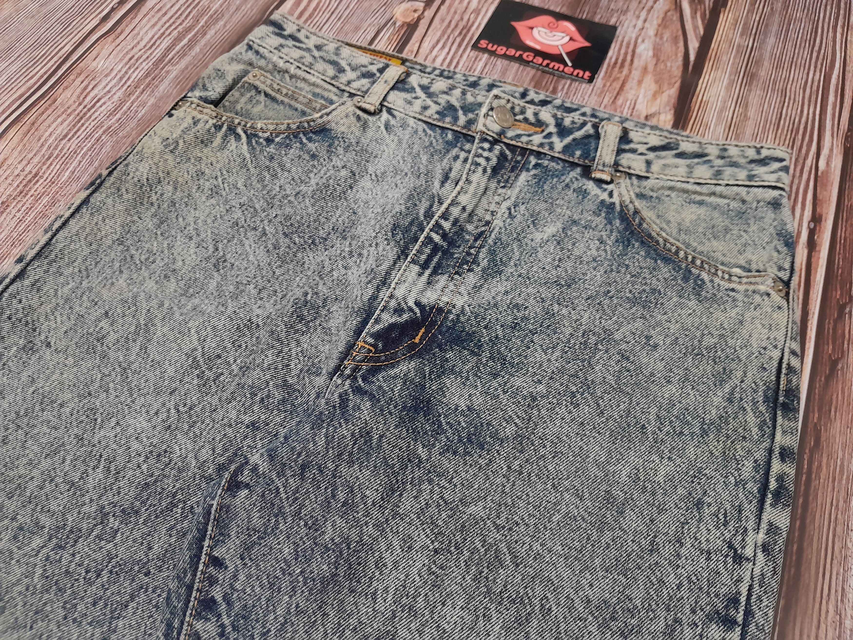 Edwin × Vintage Edwin Acid Wash Jeans Vintage Size US 31 - 5 Thumbnail