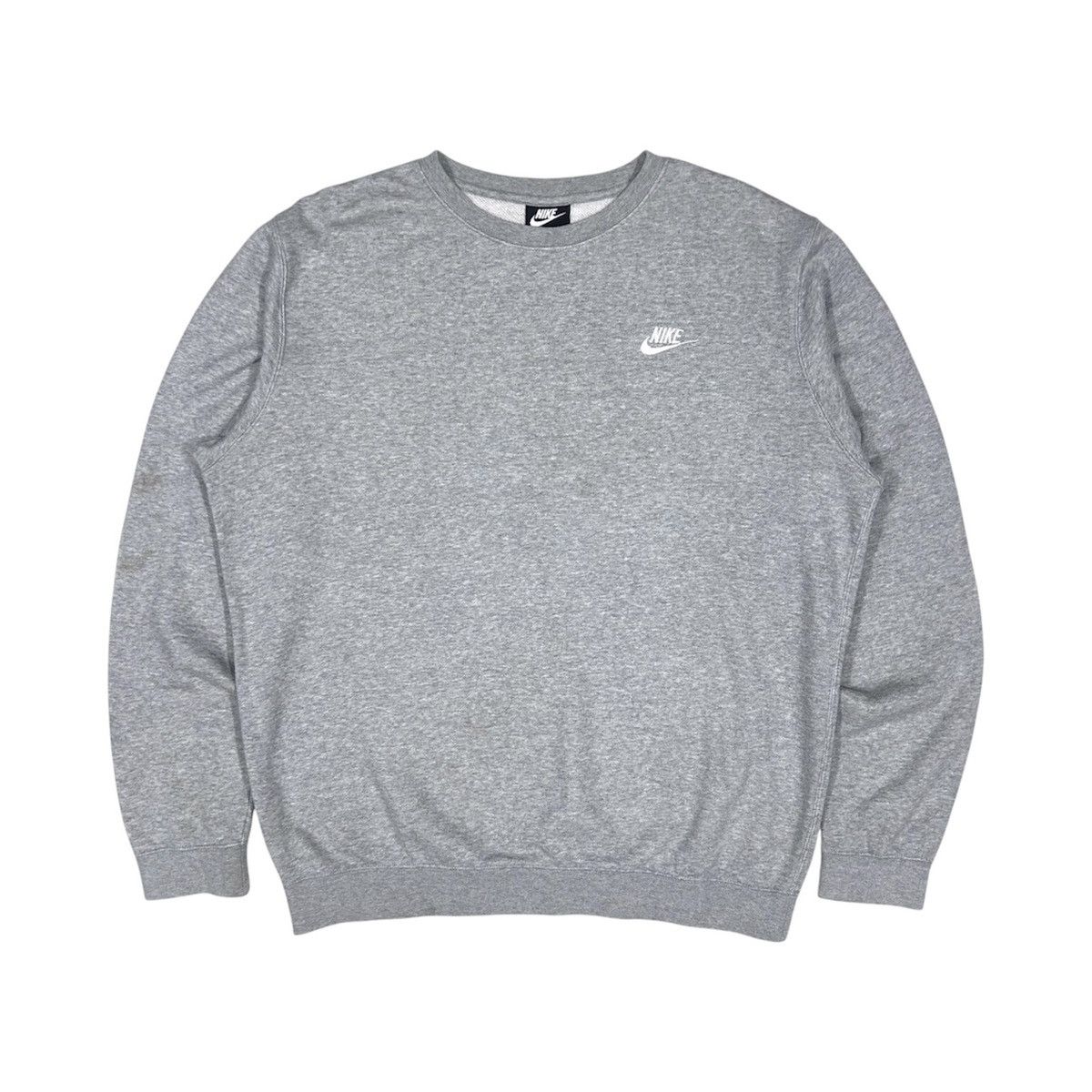 Nike Nike Swoosh Small Logo Wording Crewneck Sweatshirt Size US XL / EU 56 / 4 - 1 Thumbnail