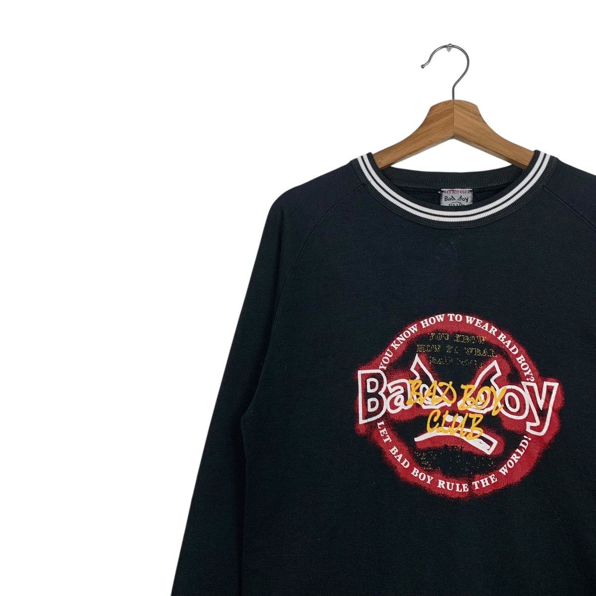 Japanese Brand Japanese Brand Bad Boy Club Big Logo Crewneck Sweatshirt Size US M / EU 48-50 / 2 - 6 Thumbnail