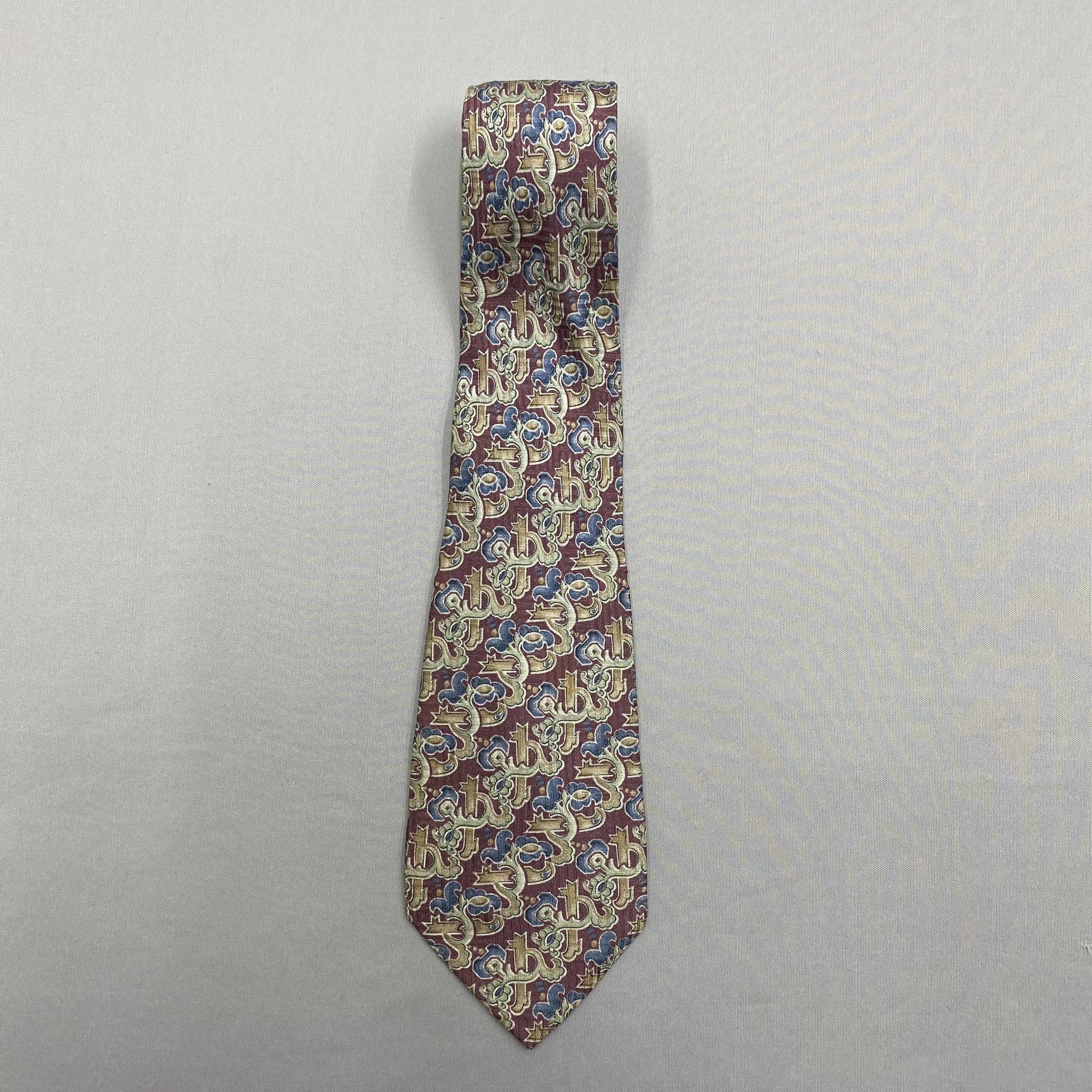 Enrico Coveri Vintage Enrico Coveri SILK Necktie Cravate Pure Silk Size ONE SIZE - 3 Thumbnail