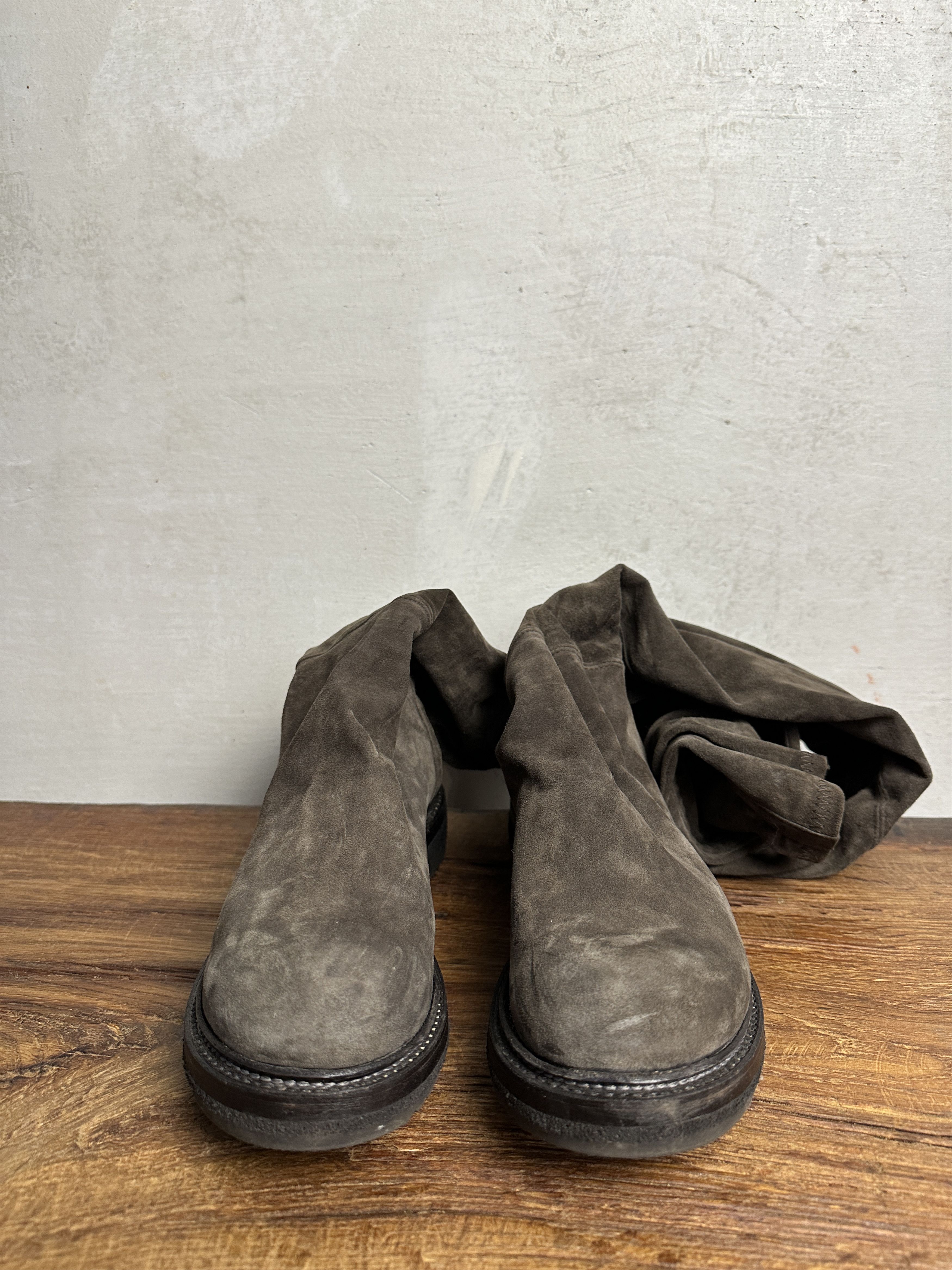 Rick Owens Rick Owens FW15 Sphinx Creeper High Knee Boots Size US 8 / IT 38 - 4 Thumbnail