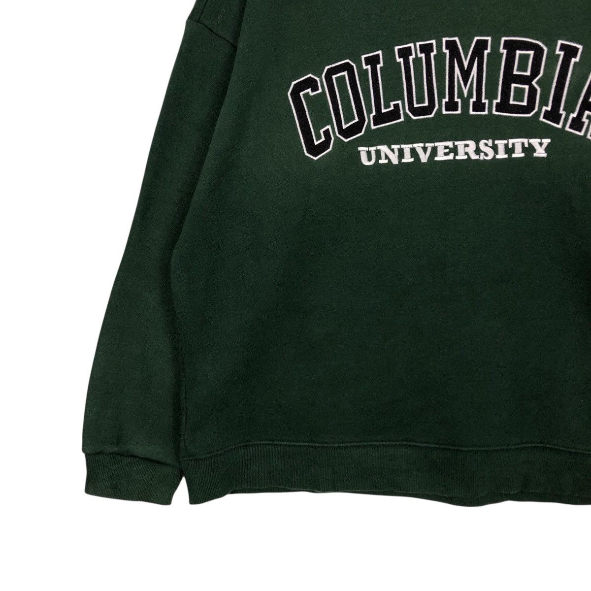 Japanese Brand 📌Rich Green Vintage Sweatshirt Columbia University Big Logo Size US M / EU 48-50 / 2 - 5 Thumbnail