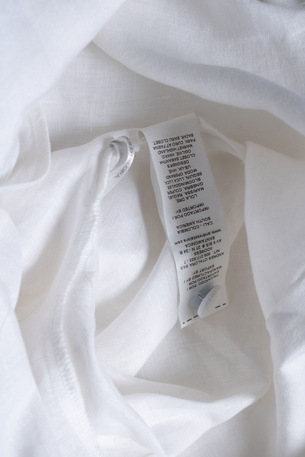 Other Andres Otalora, linen blouse with bow Size L / US 10 / IT 46 - 6 Thumbnail