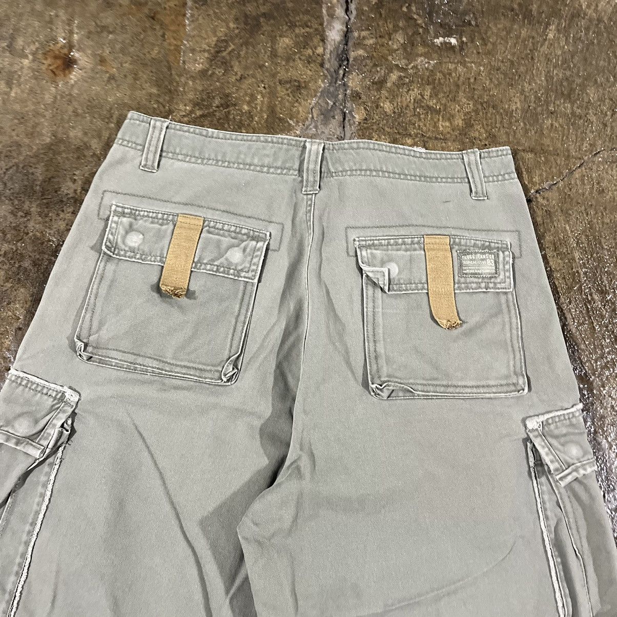 JNCO × Southpole × Vintage Crazy Y2K Plugg Cargo Shorts Baggy Skater Grunge JNCO Style Size US 32 / EU 48 - 4 Thumbnail