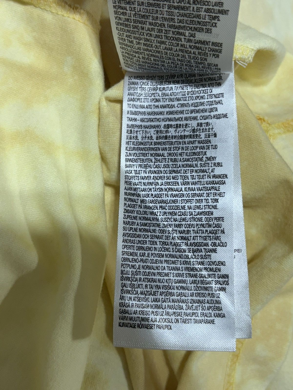 Diesel Diesel Tye Die Yellow Tee Size US XL / EU 56 / 4 - 7 Thumbnail