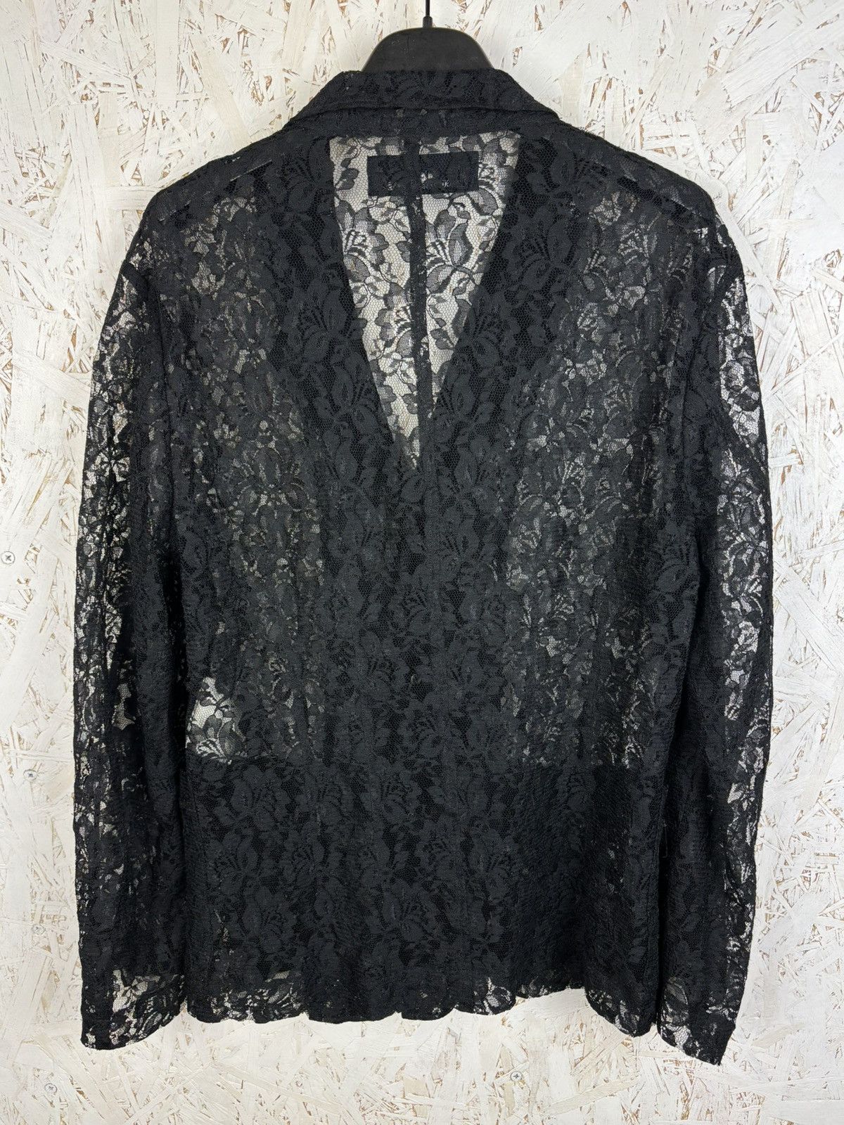 Tricot Comme des Garcons 90s Archive Comme Des Garcons Lace Button Up Shirt CDG ~L Size L / US 10 / IT 46 - 6 Thumbnail