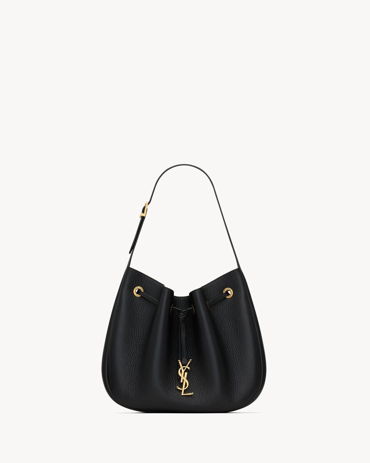 Saint Laurent Paris o1s1wg111125 Paris Vii Small Hobo Bag in Grained Leather Size ONE SIZE - 1 Thumbnail