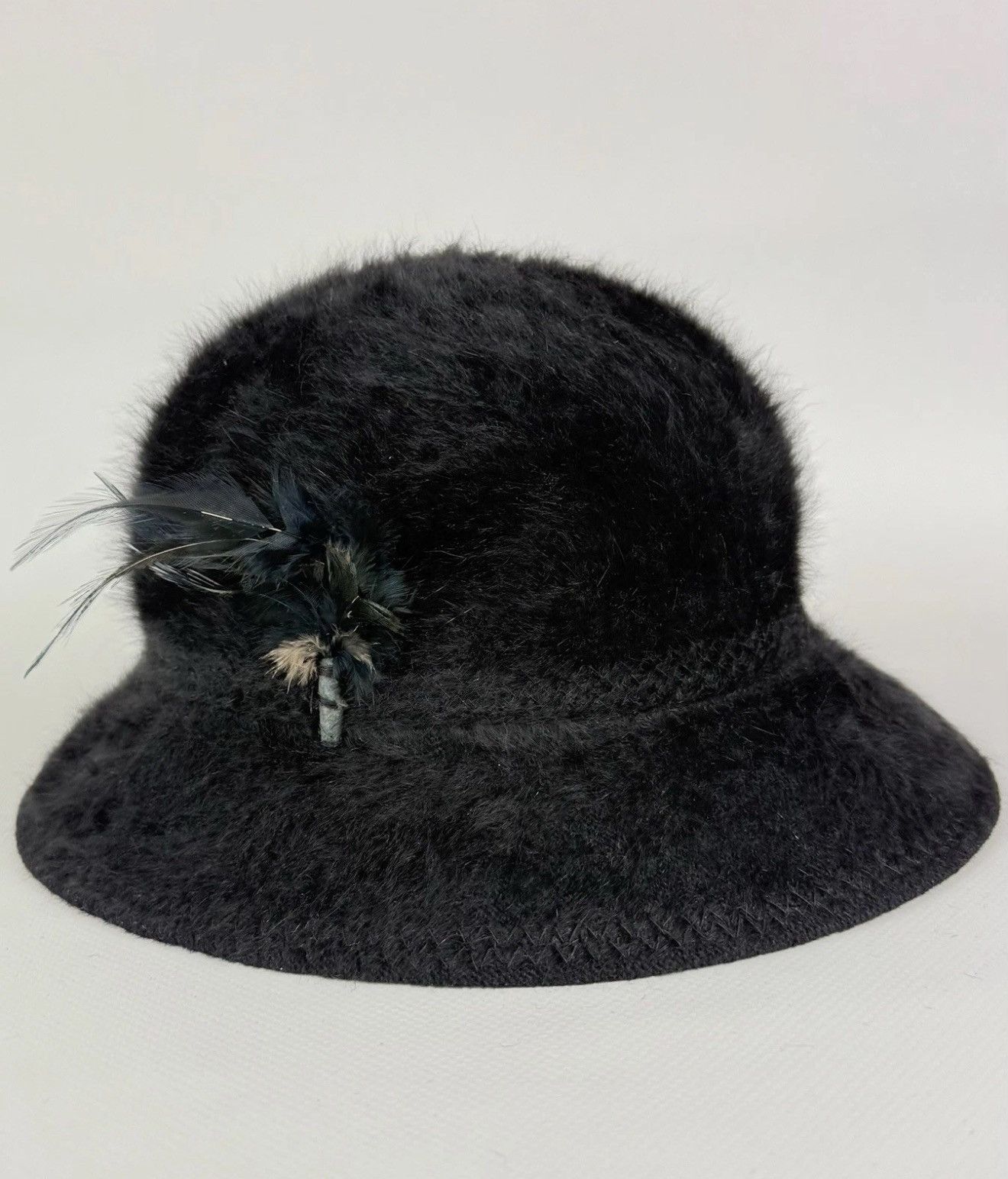 Kangol Kangol Angora Blend Bucket Hat With Feathers Vintage 1920’s Size ONE SIZE - 1 Thumbnail