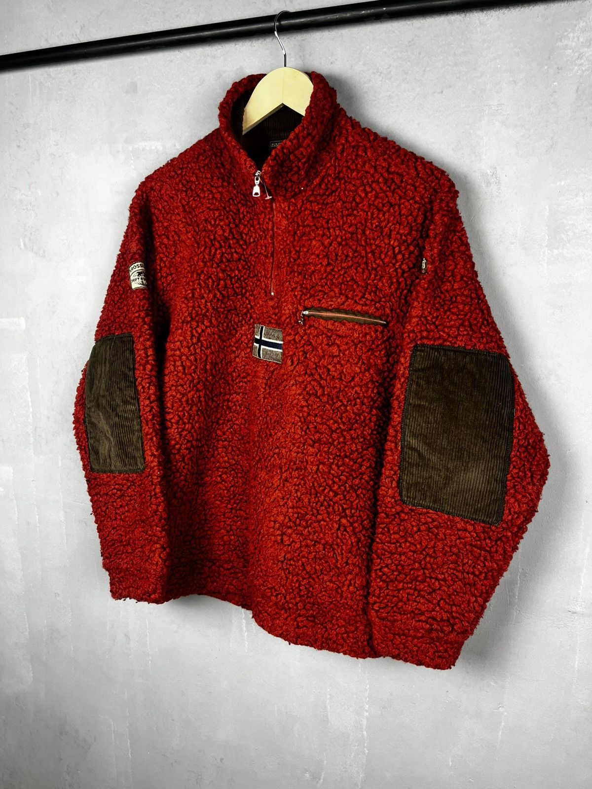 Napapijri Napapijri Fleece Sherpa Jacket 1/4 Zip Pull Over Size Size US S / EU 44-46 / 1 - 16 Thumbnail