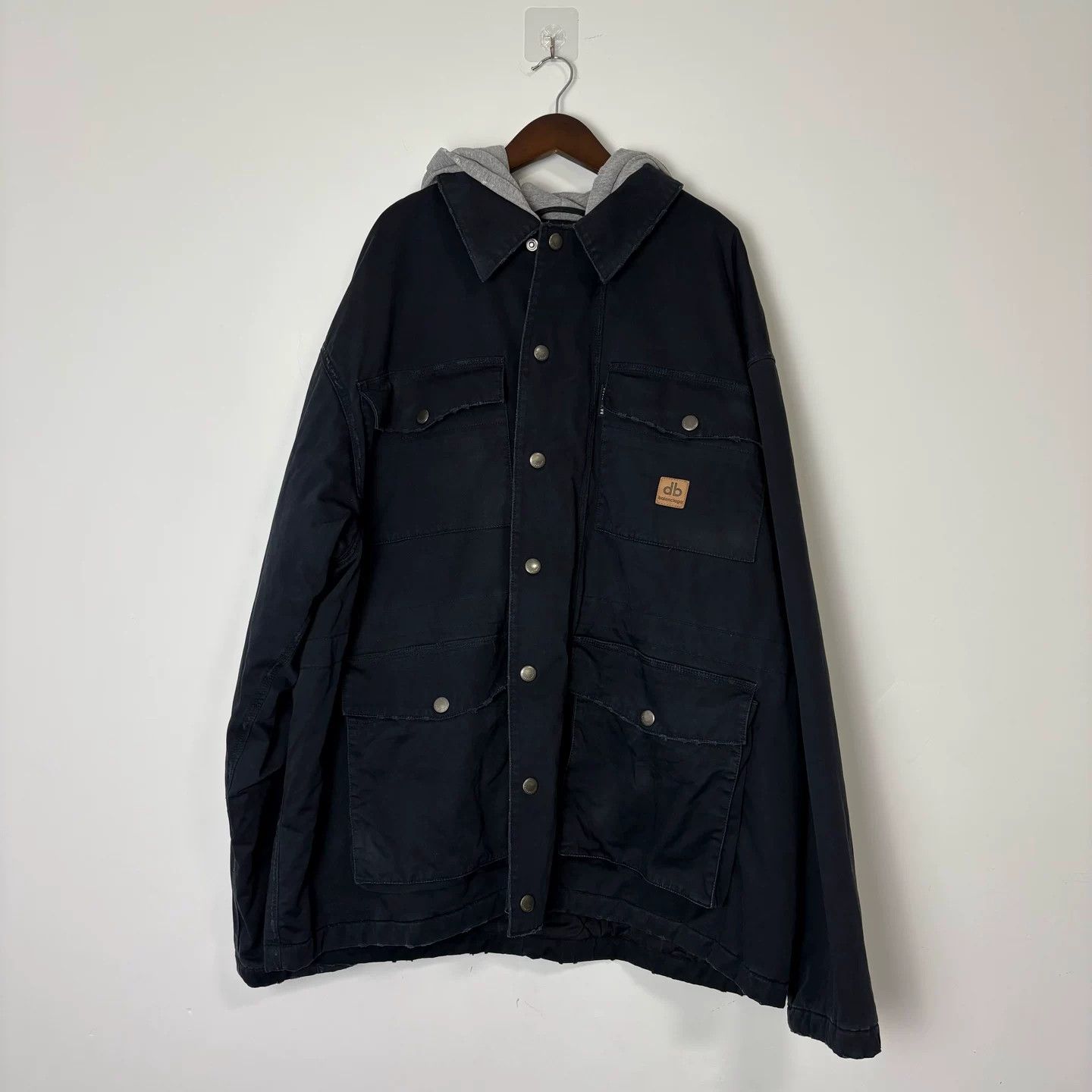 Balenciaga Balenciaga 23FW Carhartt Hooded Jacket Size US M / EU 48-50 / 2 - 1 Thumbnail