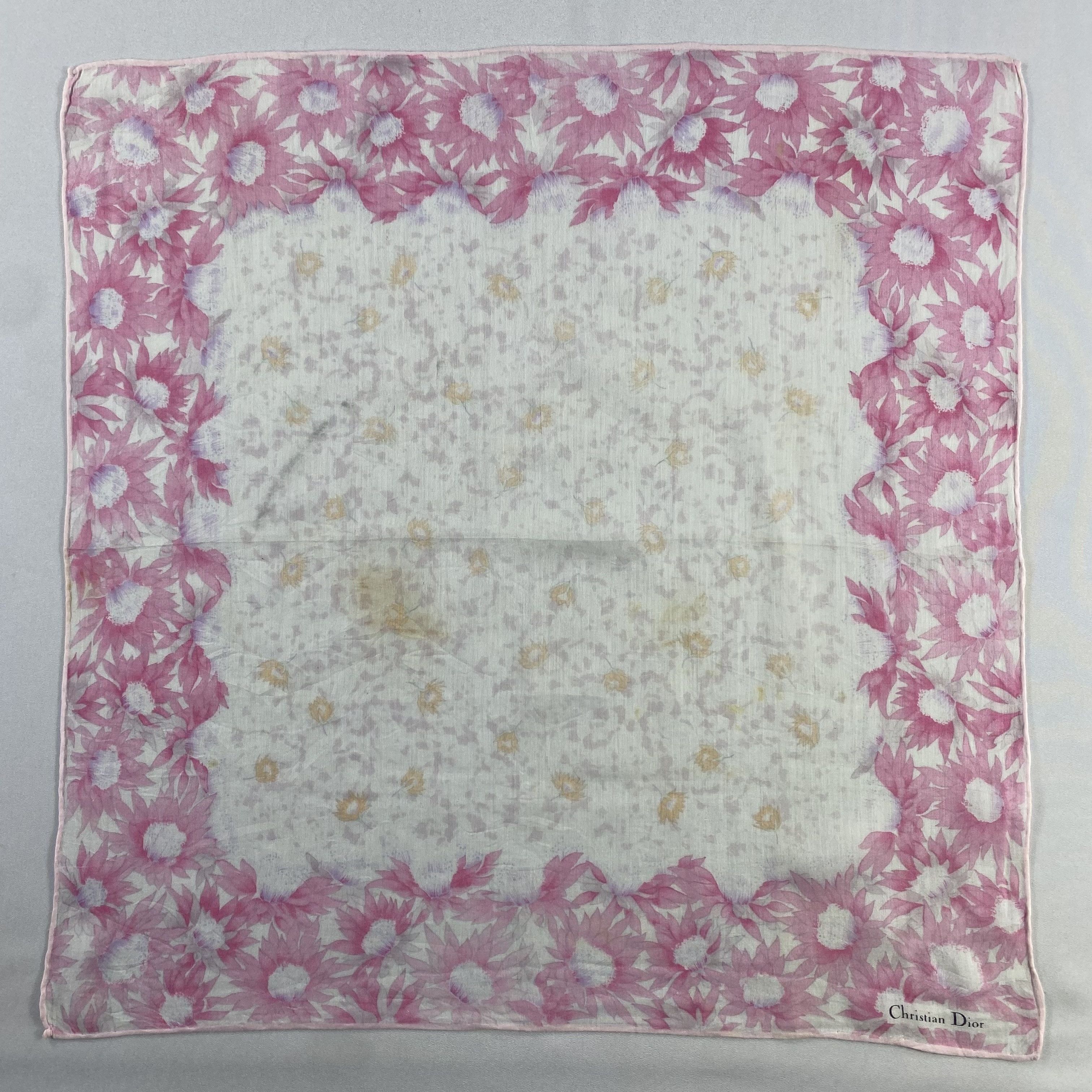 Vintage Christian Dior Monsieur Handkerchief / Neckerchief-P979 Size ONE SIZE - 1 Thumbnail