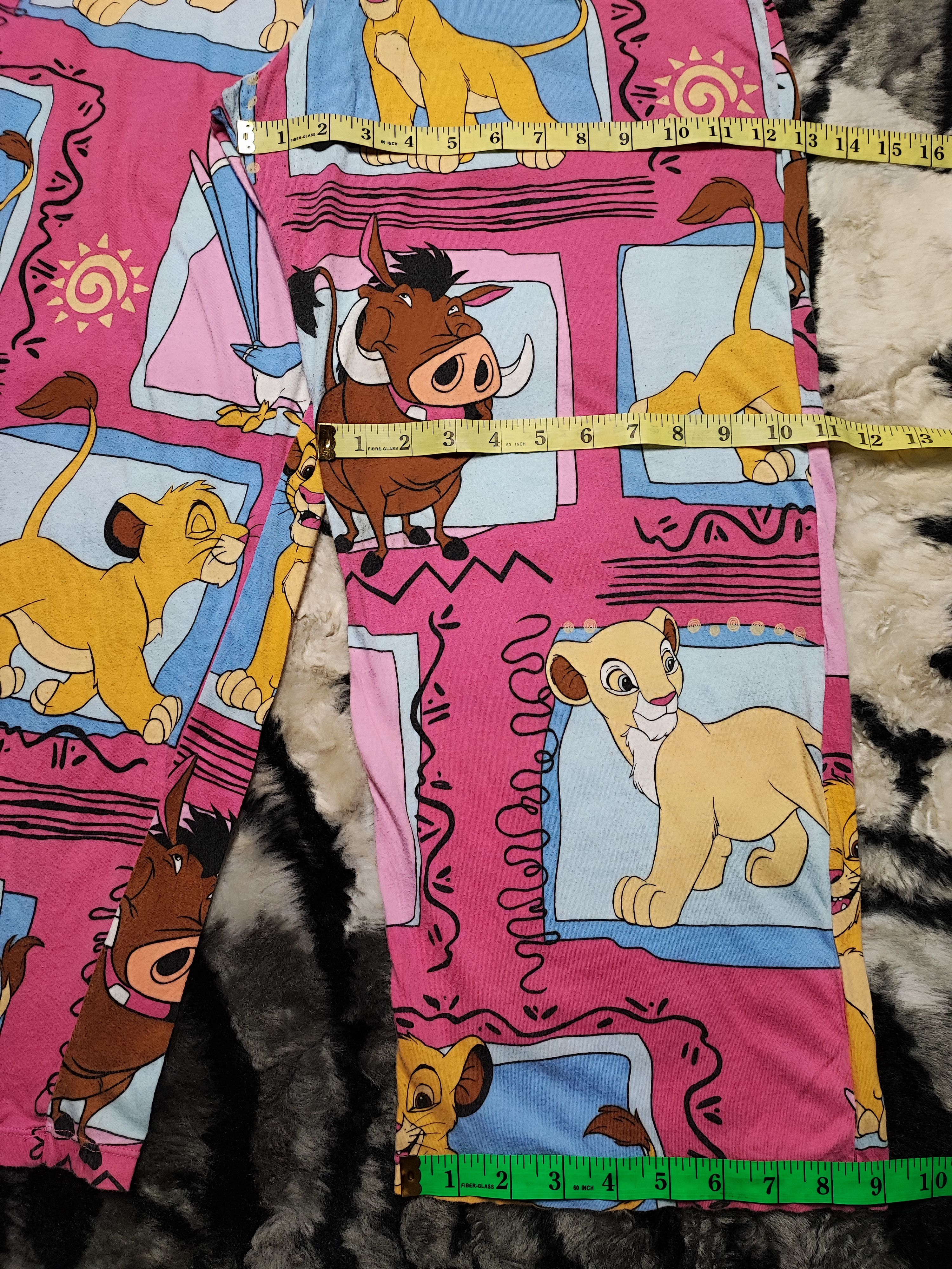 Cartoon Network Lion King Pants Sleepwear Size 28" / US 6 / IT 42 - 12 Thumbnail