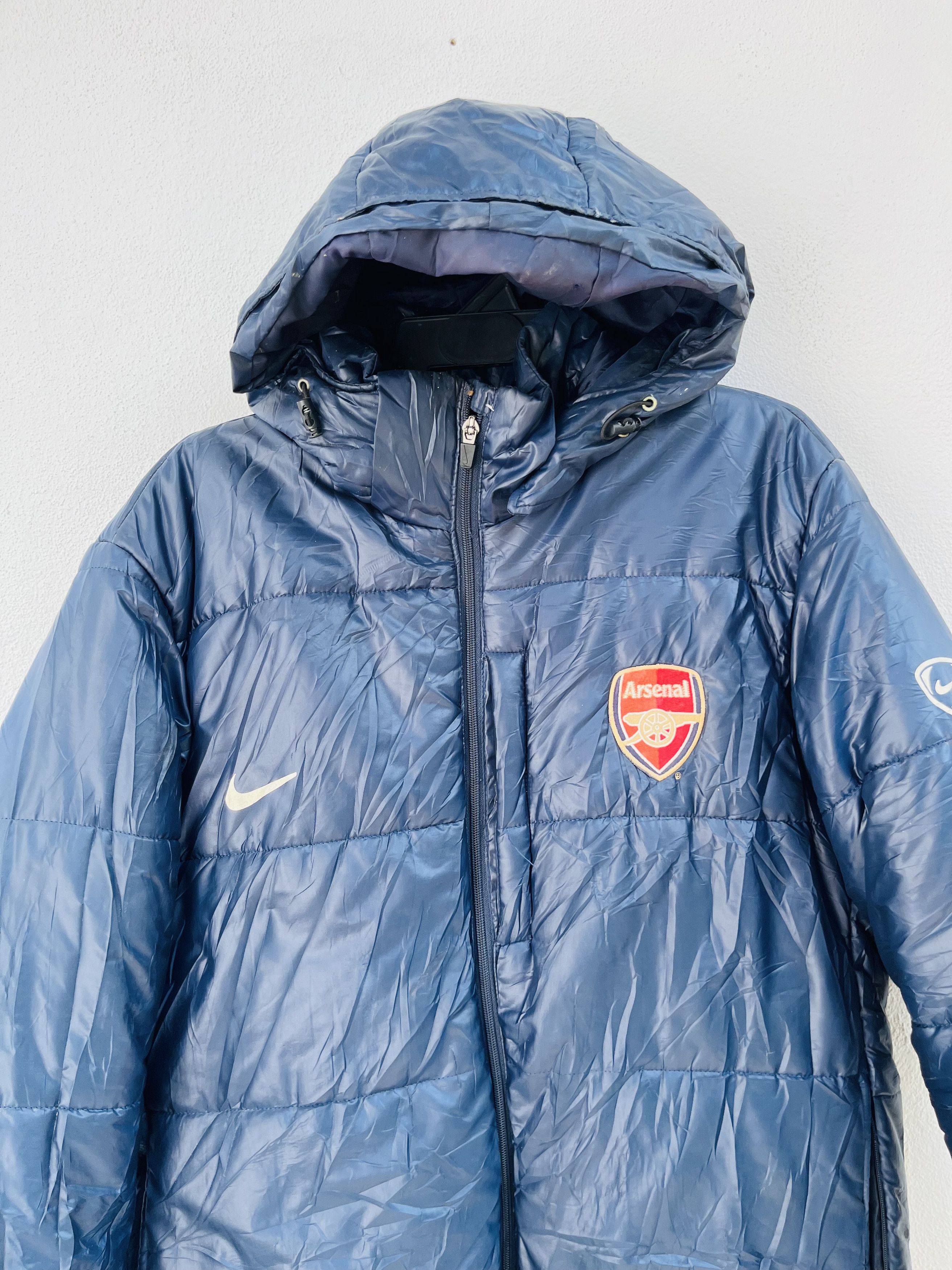 Japanese Brand × Vintage Vintage Nike Arsenal Football Team Jacket Size US M / EU 48-50 / 2 - 3 Thumbnail