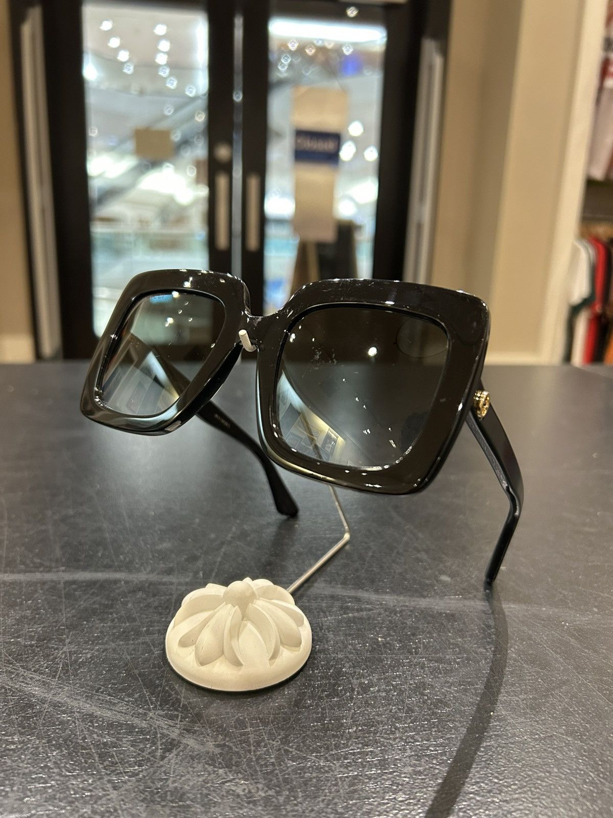Gucci Gucci Square Frame Sunglasses Size ONE SIZE - 1 Thumbnail