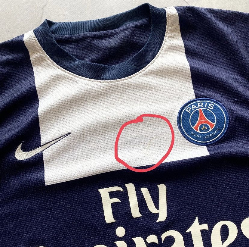 Nike × Vintage Nike PSG 2013-14 Soccer Football T-shirt Drill Jersey Size US M / EU 48-50 / 2 - 3 Thumbnail