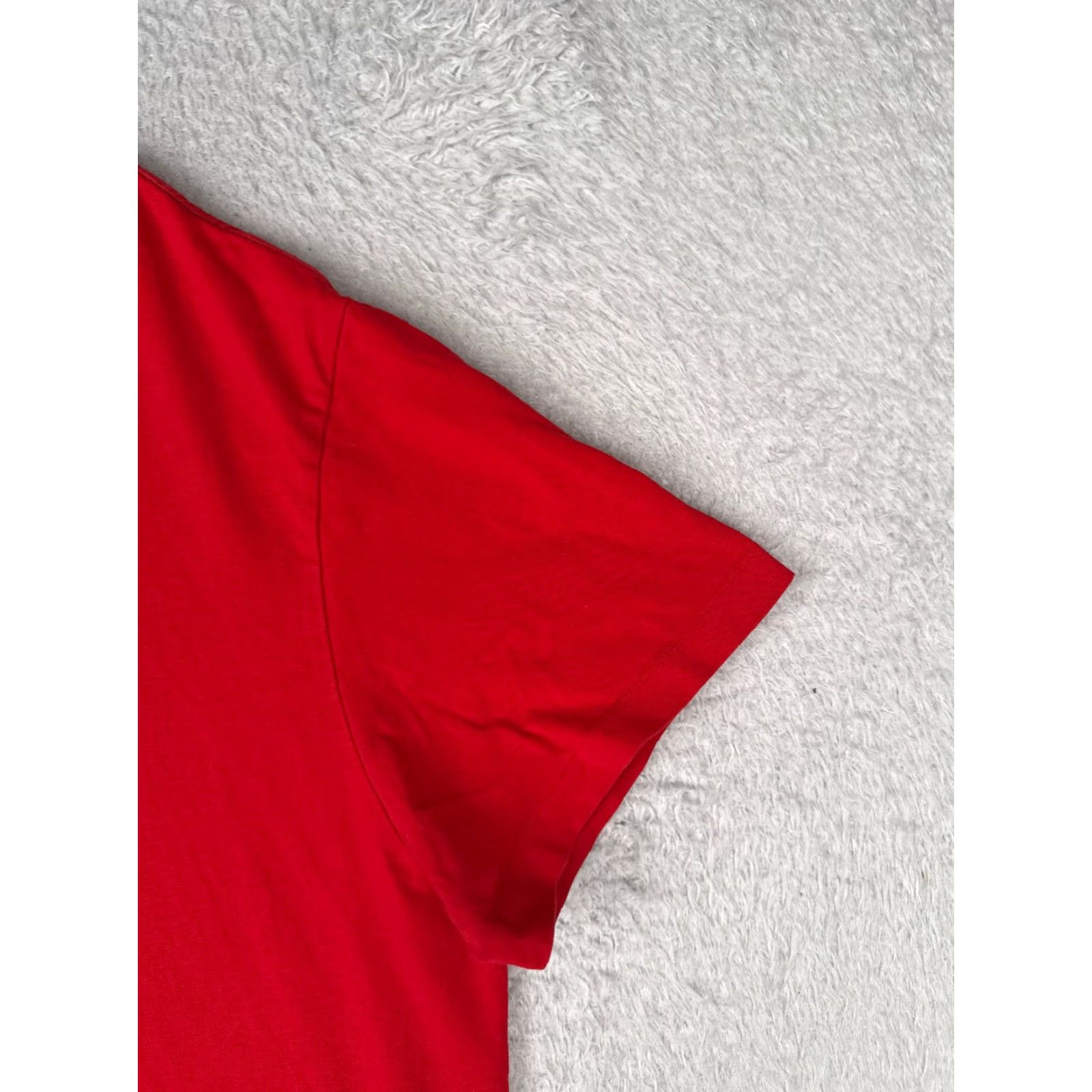 Vintage Polo Sport Ralph Lauren Shirt Adult XL Red Cotton Jersey Crew Neck USA Flag Embroidered Logo Size US XL / EU 56 / 4 - 2 Thumbnail