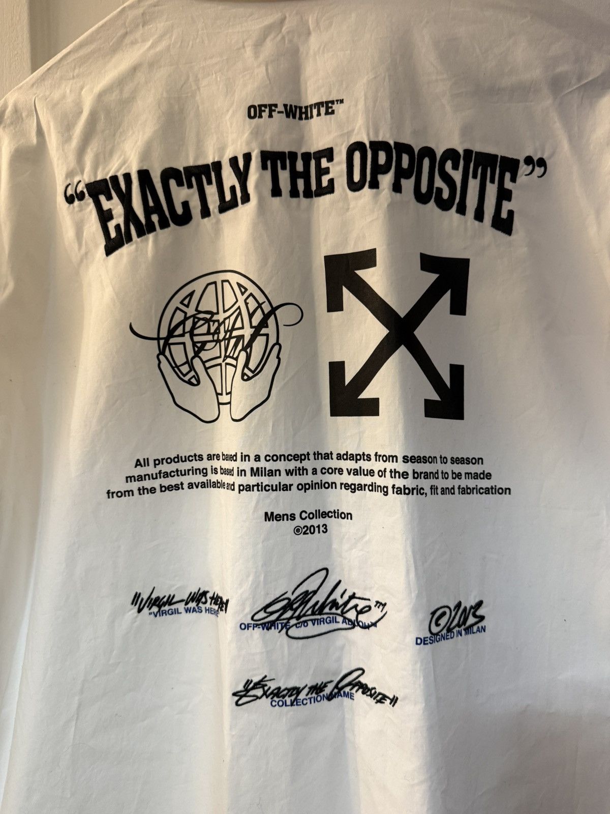 Off-White Off-White Exact Opp cotton shirt Size US M / EU 48-50 / 2 - 13 Thumbnail