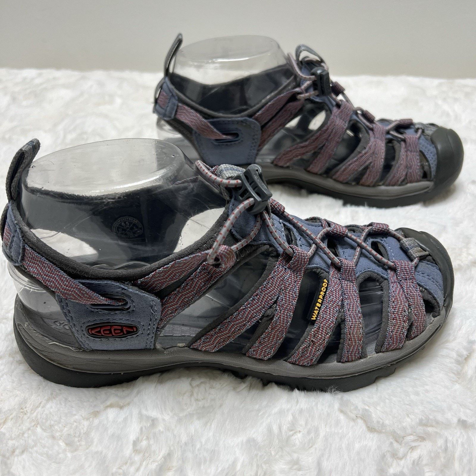 KEEN Keen WomensWhisper Black Neutral Gray Hiking Shoes 6.5 Women Size US 6.5 / IT 36.5 - 3 Thumbnail