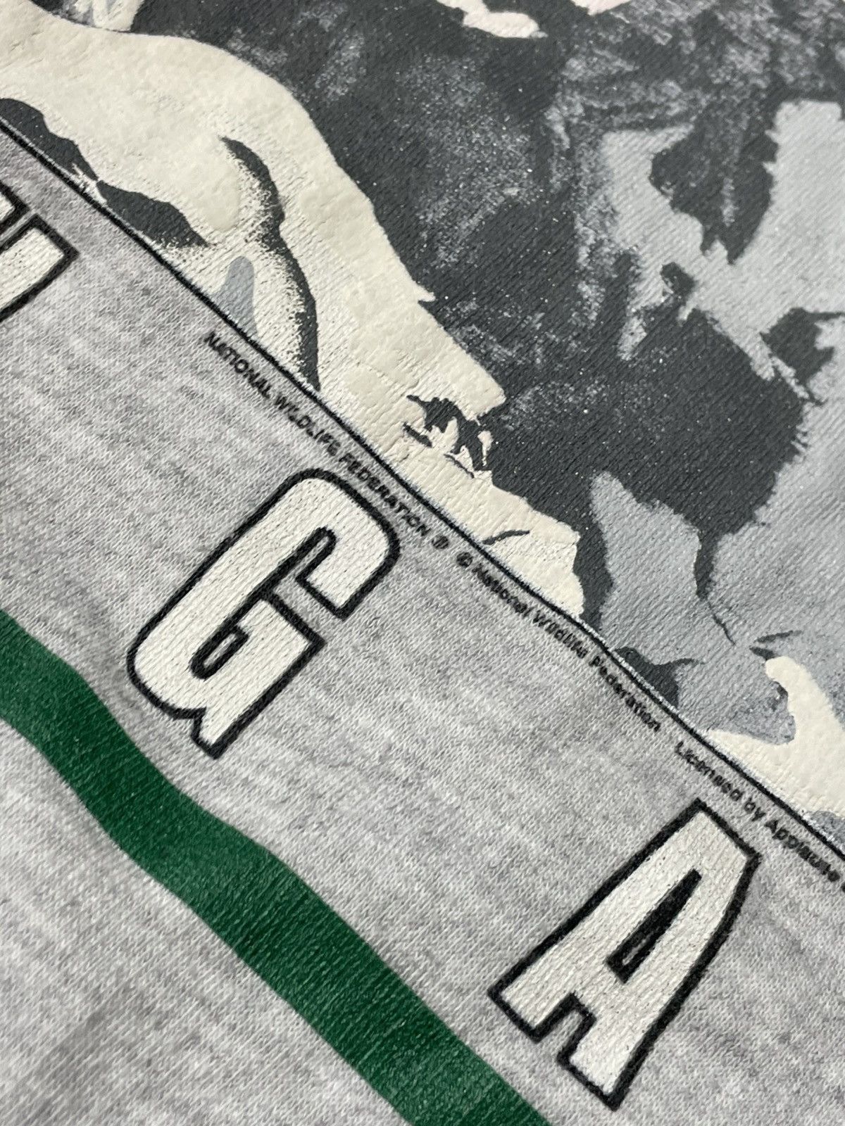 Japanese Brand × Vintage Vintage COUGAR National Wildlife Sweatshirt (80) Size US L / EU 52-54 / 3 - 12 Thumbnail