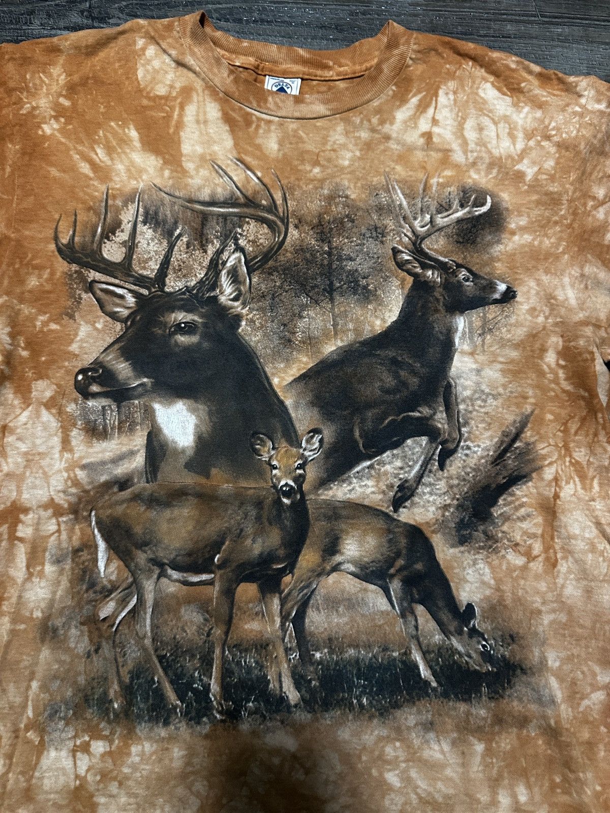 Delta Vintage 90s Brown Deer Graphic Tee Size US M / EU 48-50 / 2 - 2 Thumbnail