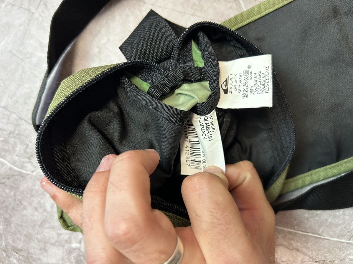 Quiksilver × Vintage Vintage Quiksilver Bag Y2K Logo Style Rare Size ONE SIZE - 6 Thumbnail