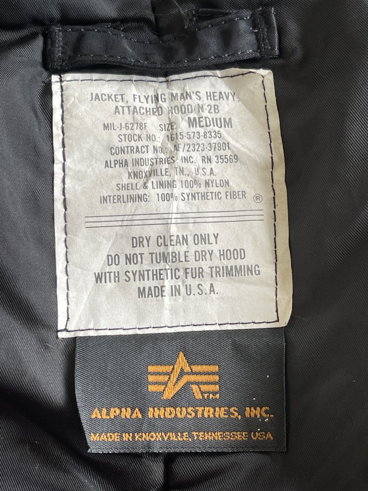 Alpha Industries N2B Alpha Industries Attached Fur Hooded Tanker Jacket Size US M / EU 48-50 / 2 - 17 Thumbnail