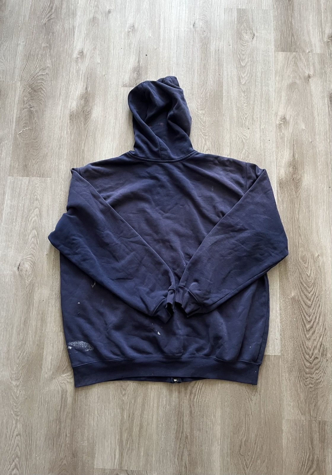 Carhartt Vintage Worn In Navy Blue Carhartt Zip Up Hoodie Size US XXL / EU 58 / 5 - 22 Thumbnail