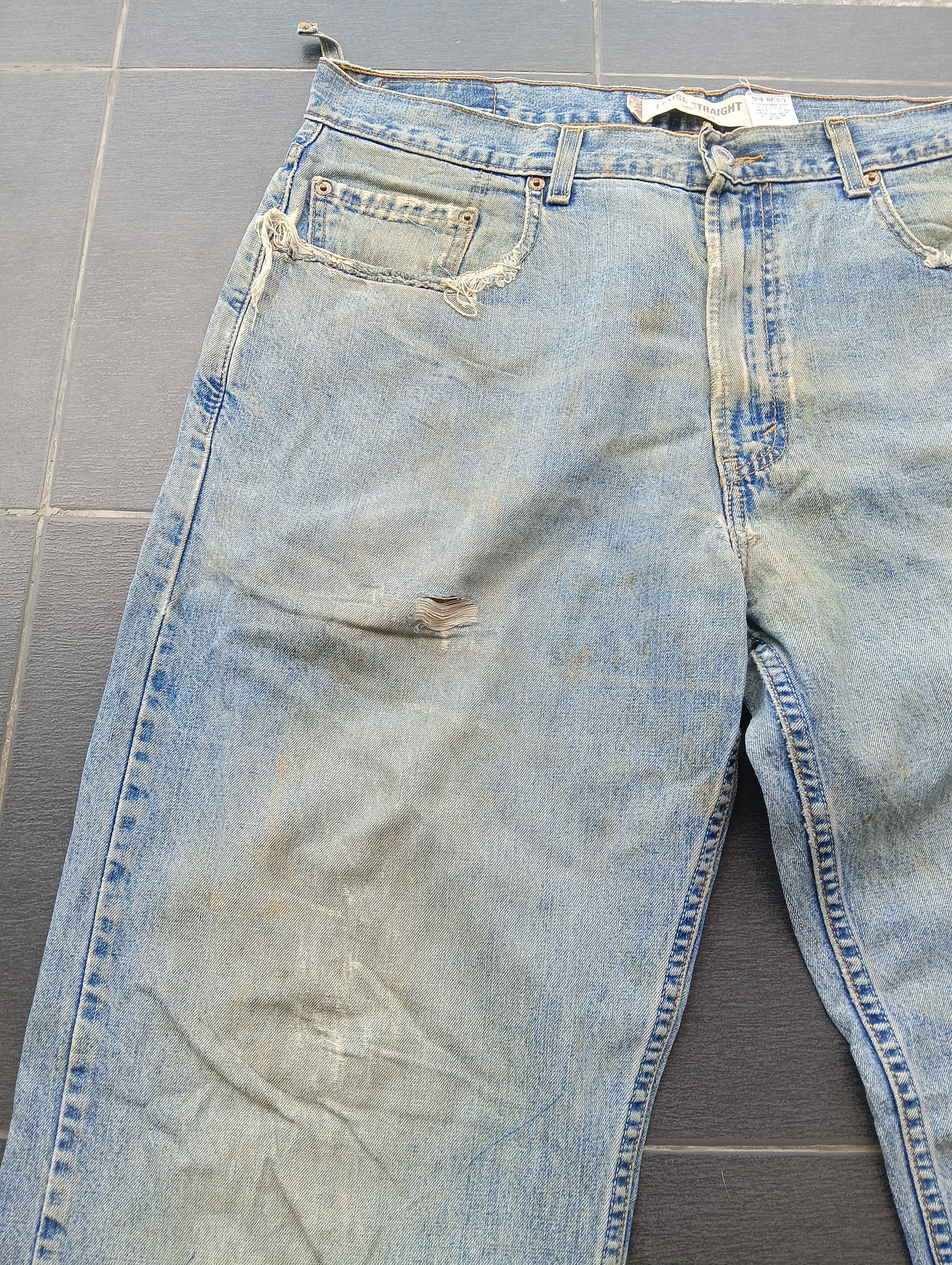 Levi's Vintage Clothing levis distressed jeans size 37 Size US 37 - 4 Thumbnail