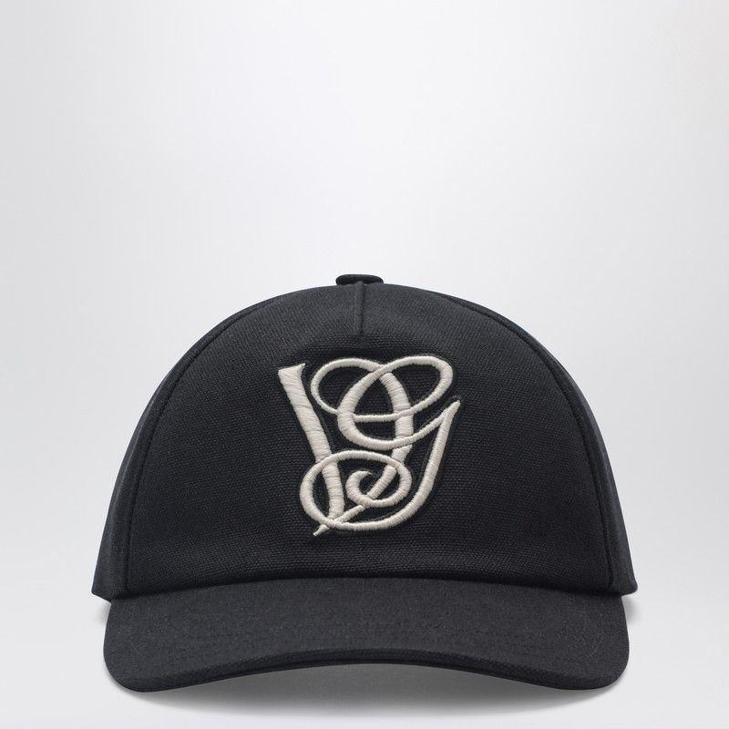 Valentino Cotton Baseball Cap With Embroidered Detail