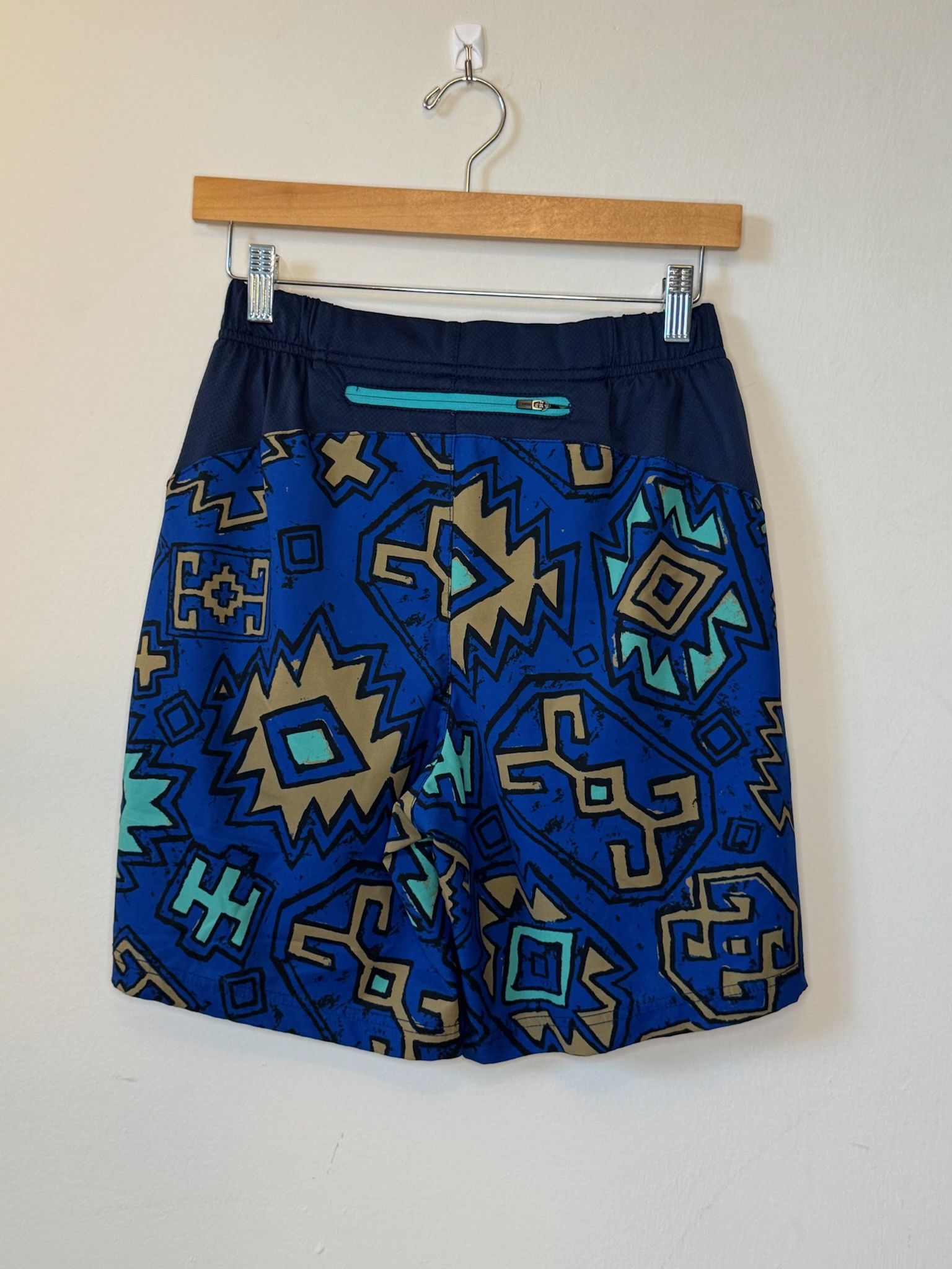 Without Walls Without Walls Aztec-Print Lined Running Shorts (S) Size US 28 / EU 44 - 2 Thumbnail