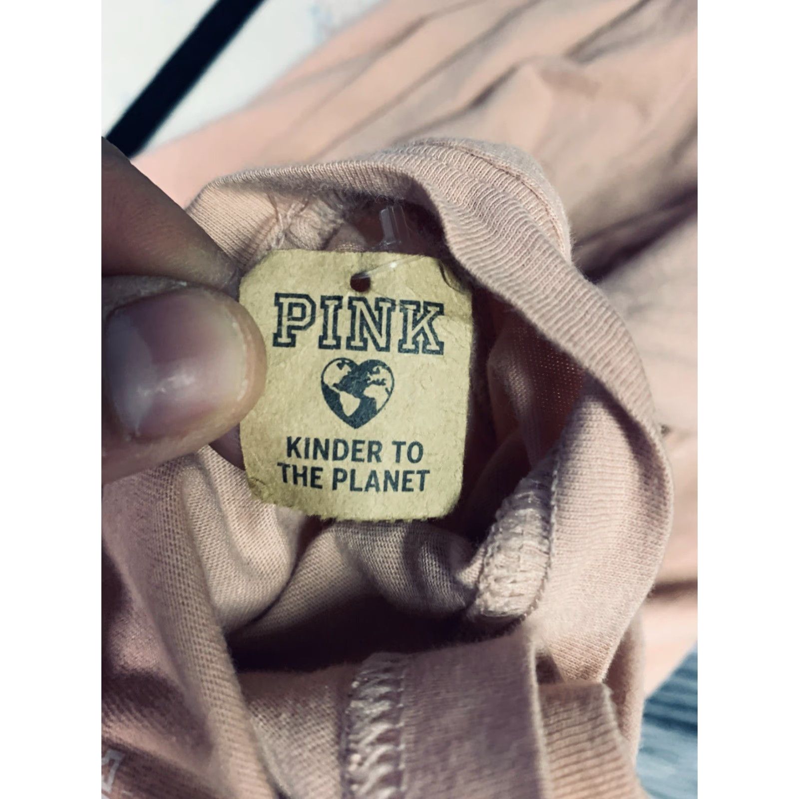 Victoria's Secret Victoria's Secret PINK Long Sleeve Tee Shirt L Woman Pink Logo Crew Neck Cotton T-Shirt Regular Fit Vintage: No Size L / US 10 / IT 46 - 5 Thumbnail