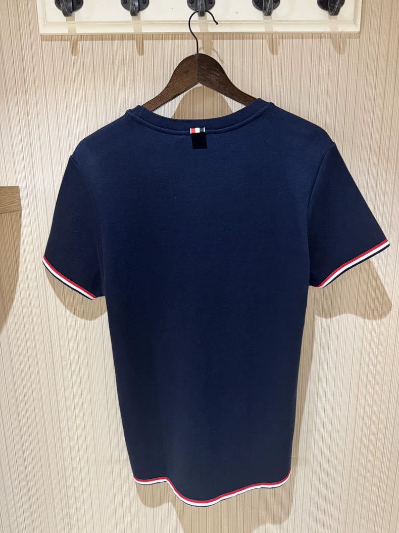 Thom Browne Thom Browne Navy blue short sleeves Size US M / EU 48-50 / 2 - 5 Thumbnail